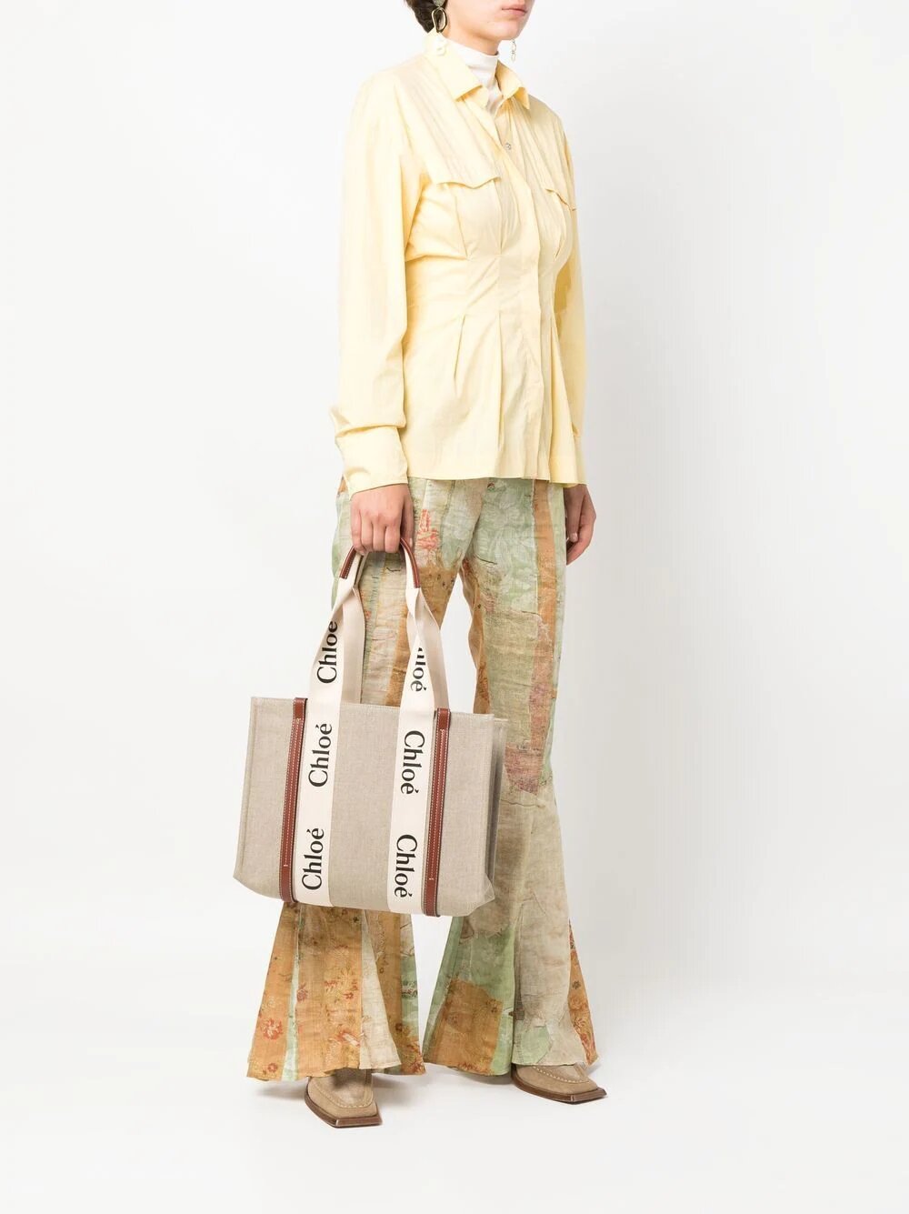 Borsa tote media woody
