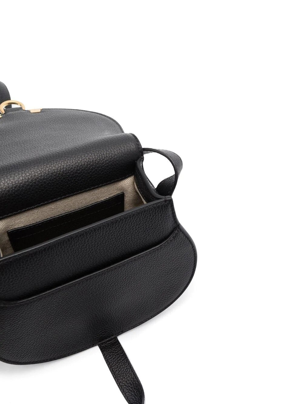 Borsa saddle Marcie piccola in pelle granata