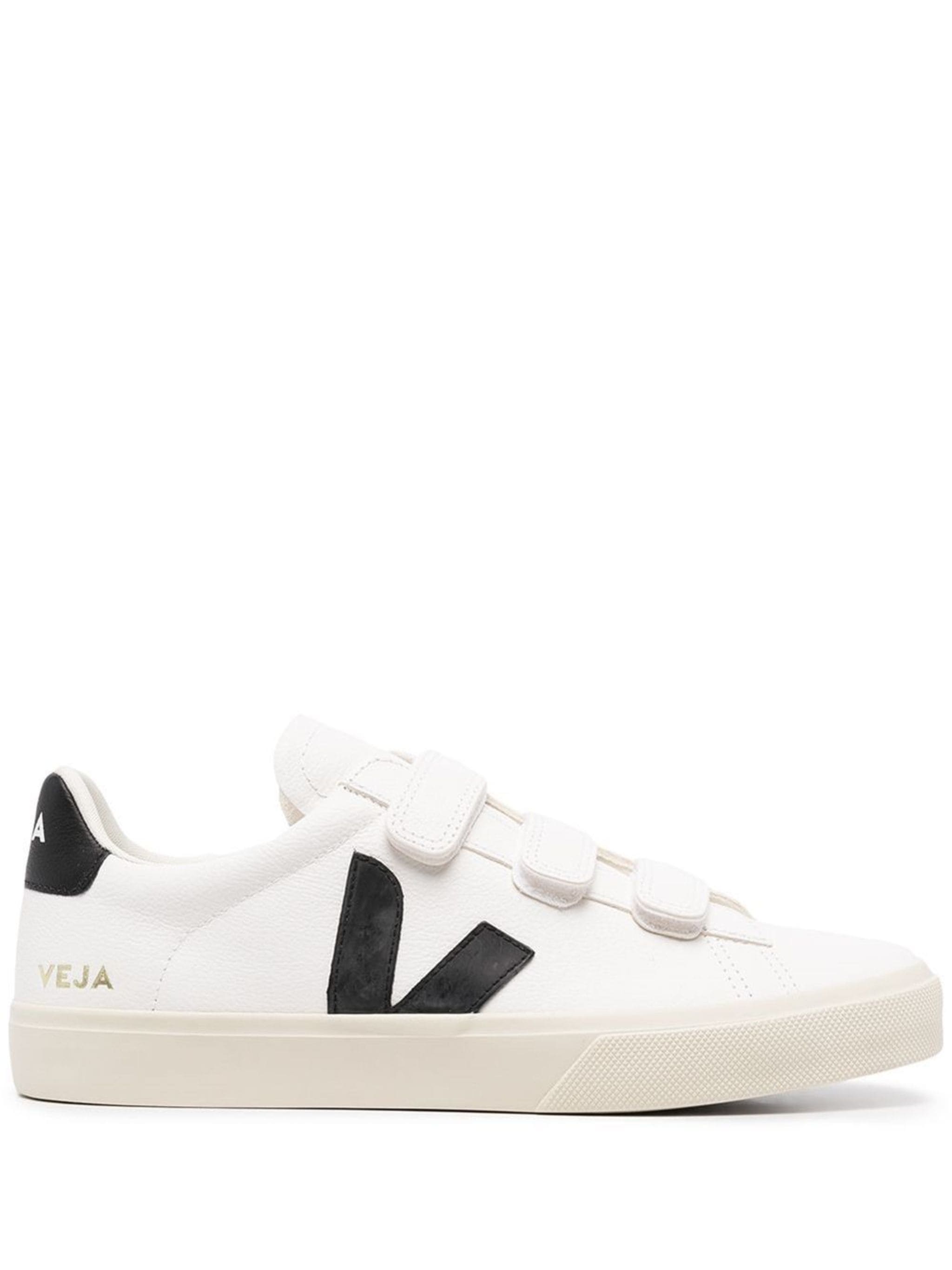 SNEAKERS RECIFE LEATHER WHITE BLACK