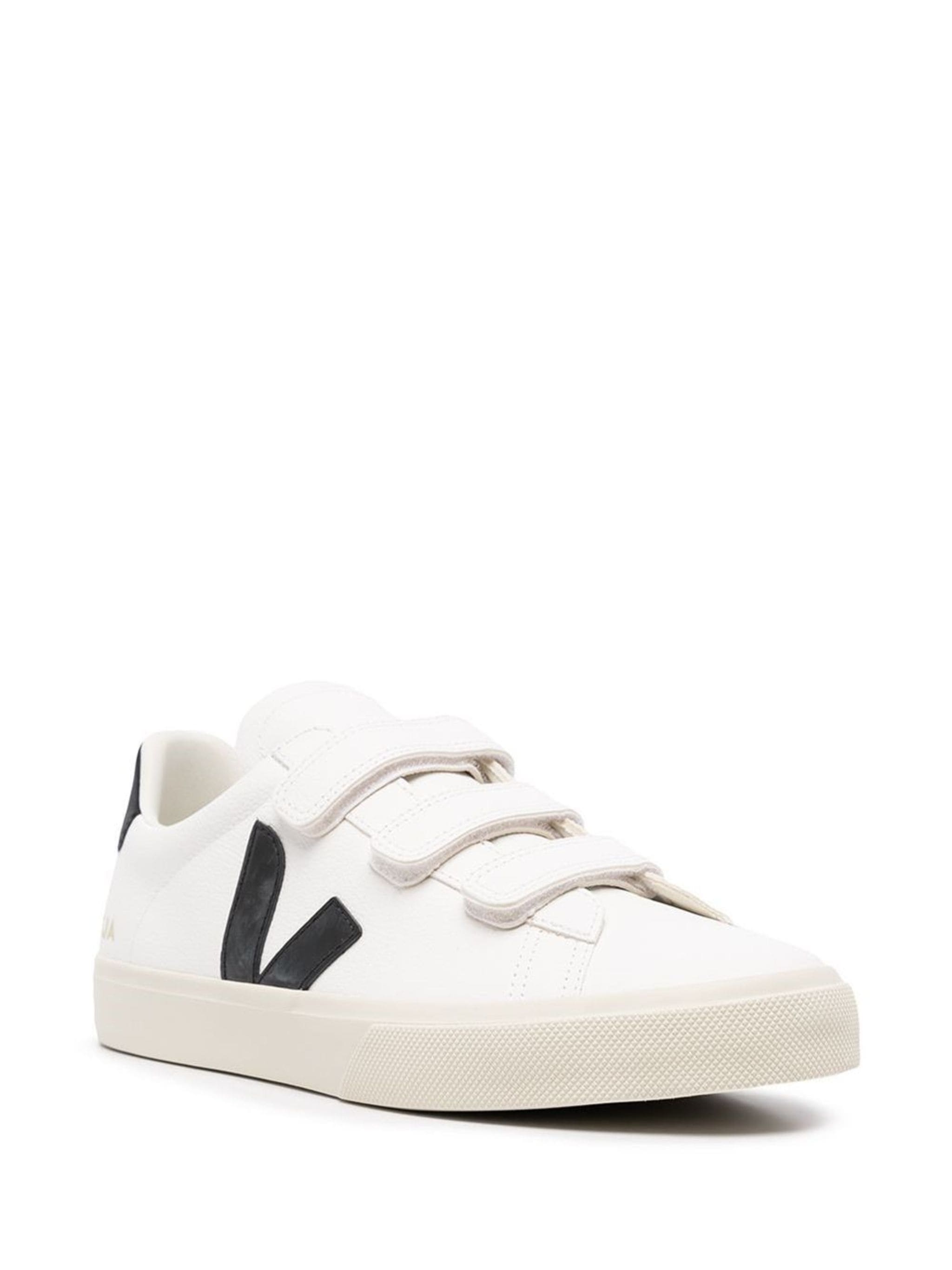 SNEAKERS RECIFE LEATHER WHITE BLACK