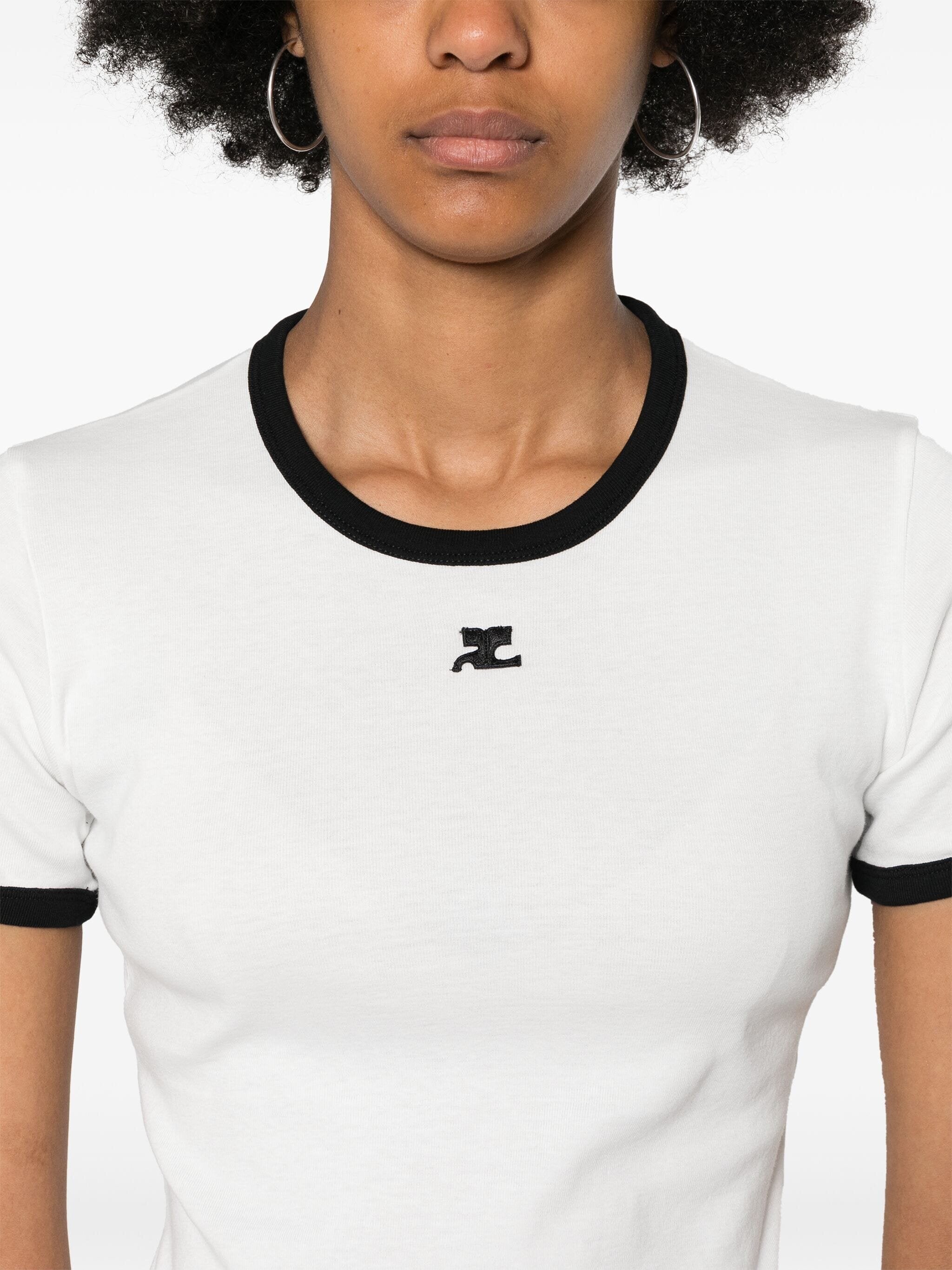 Signature contrast t shirt