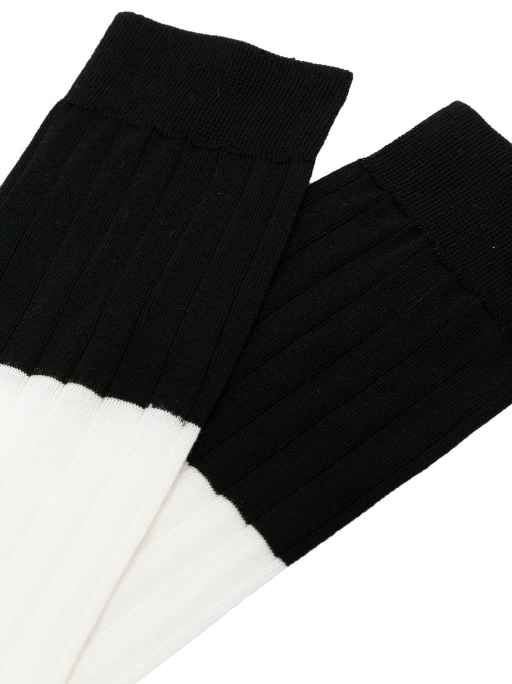 Calze Plan c in cotone bicolore