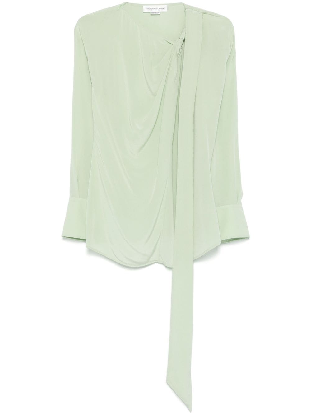 Twist detail scarf top