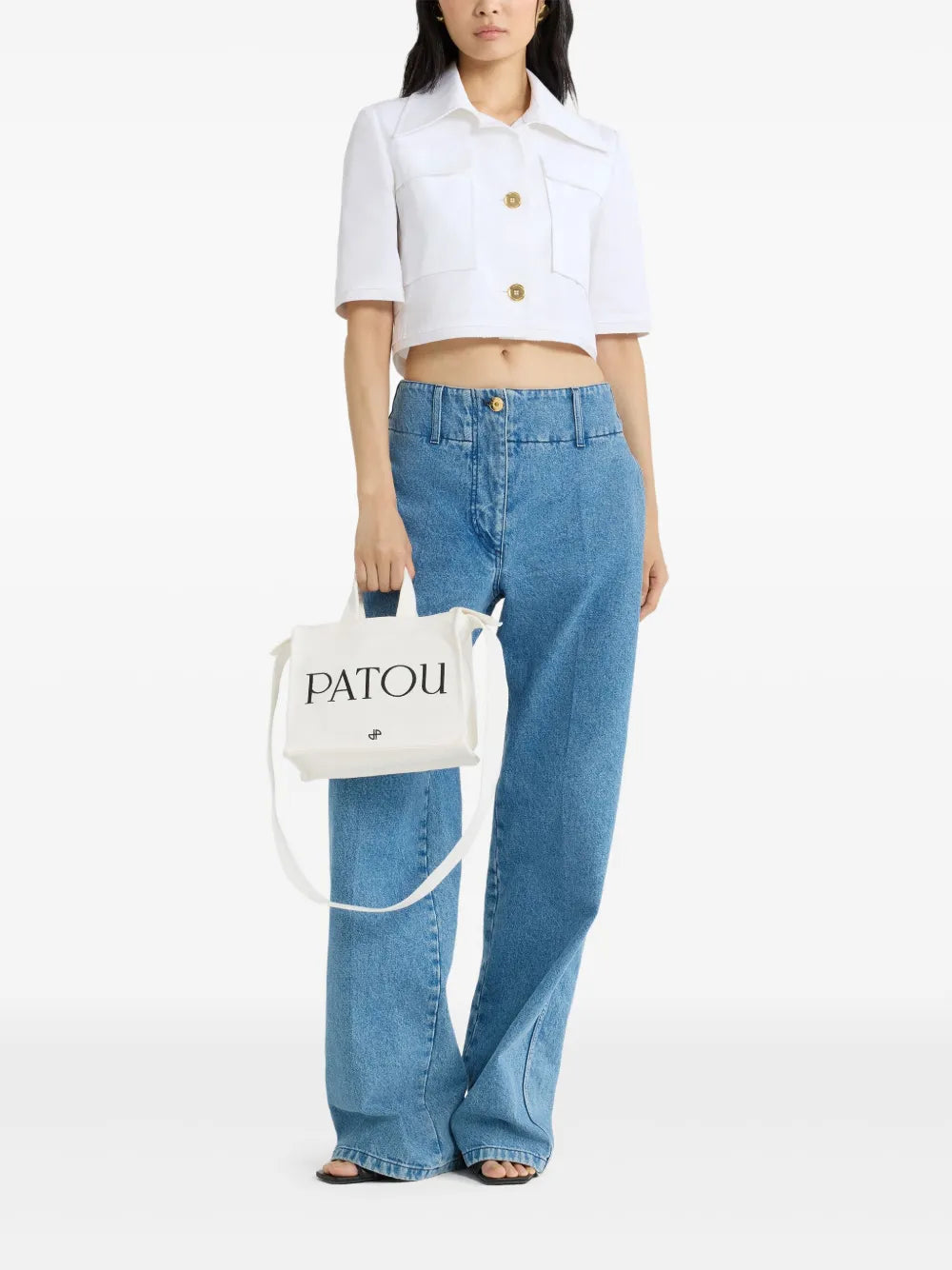 Short sleeves cropped jacket