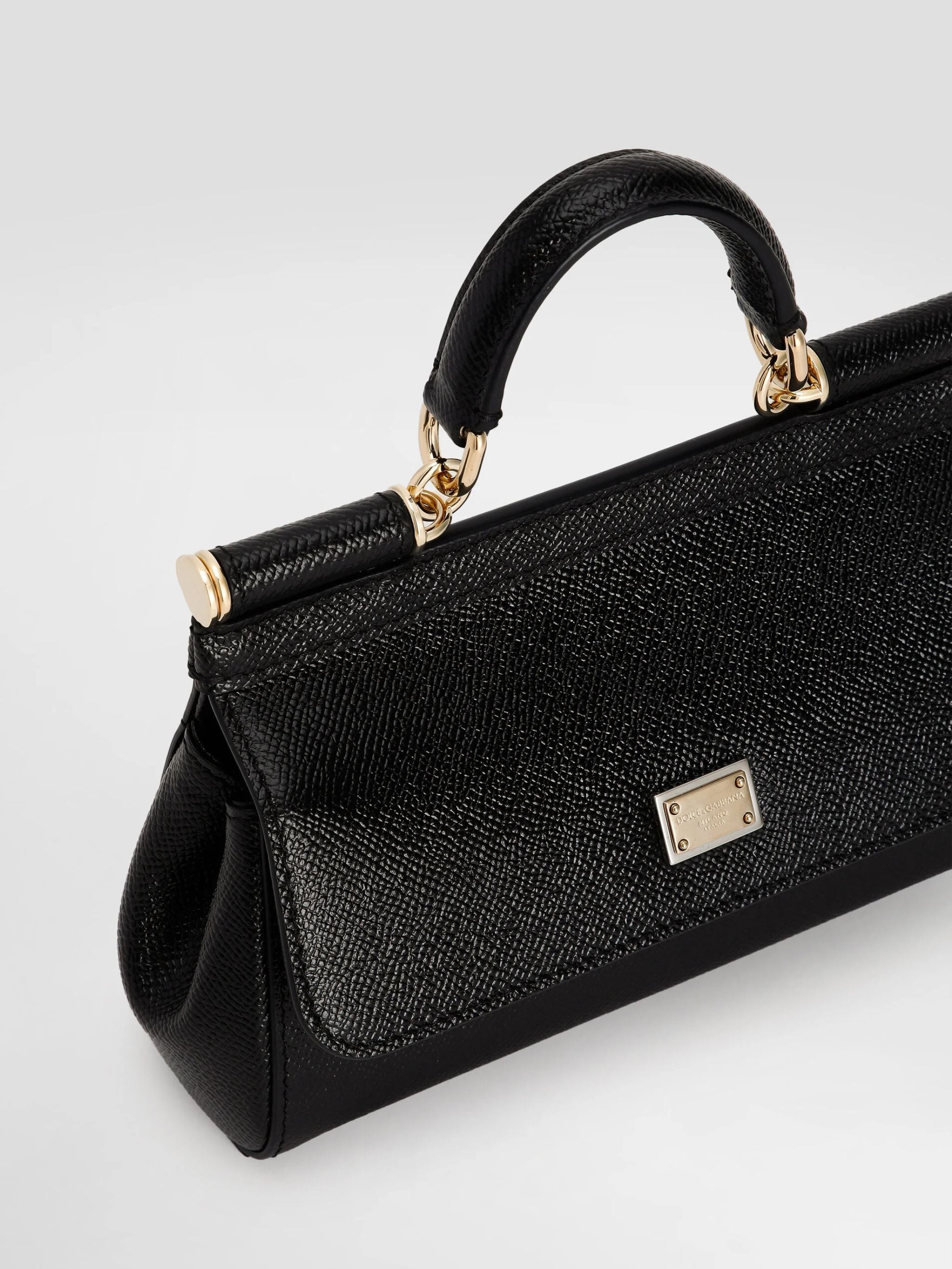 Borsa a mano Sicily mini in pelle di vitello dauphine
