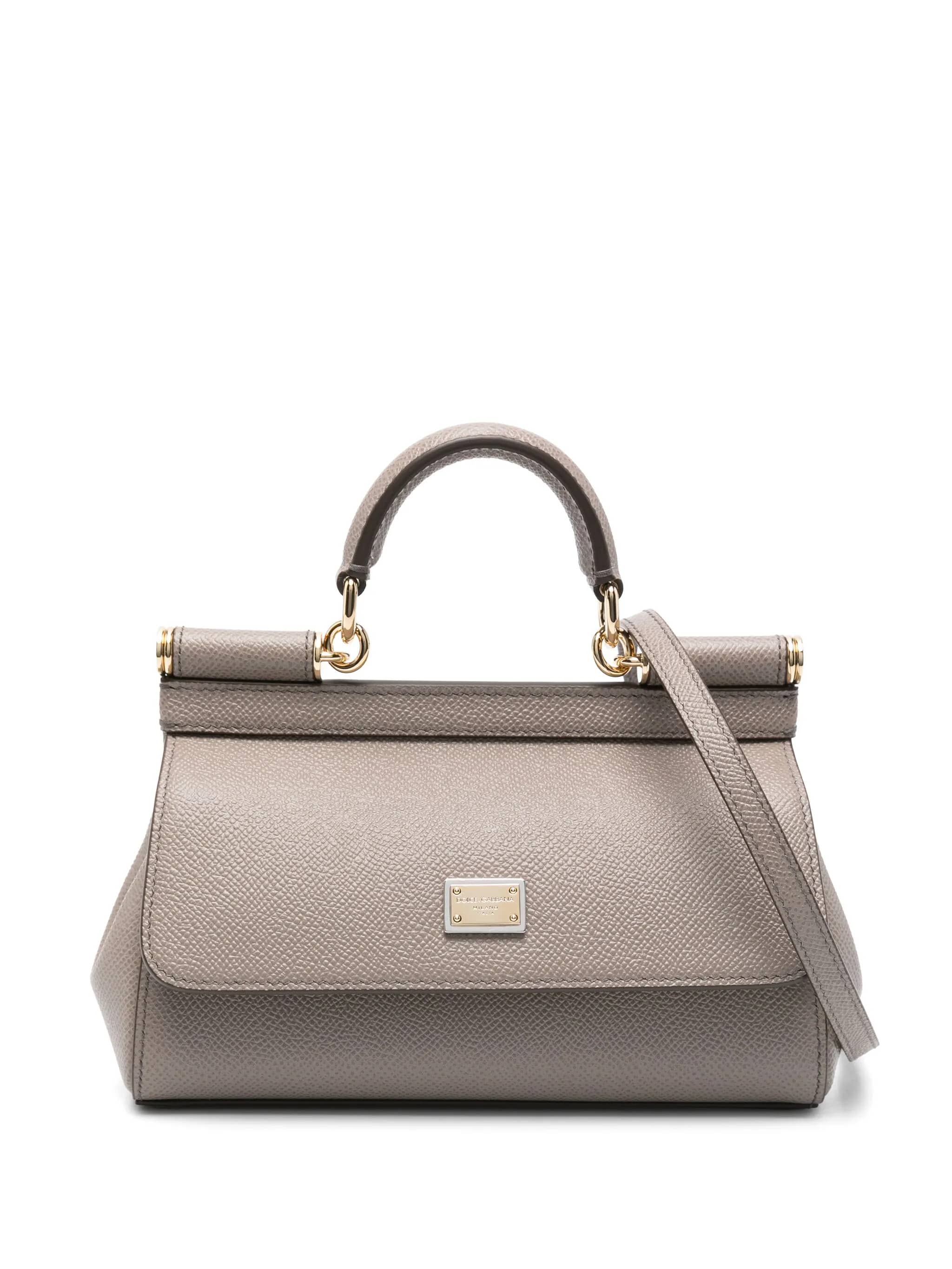 Borsa a mano Sicily mini in pelle di vitello dauphine
