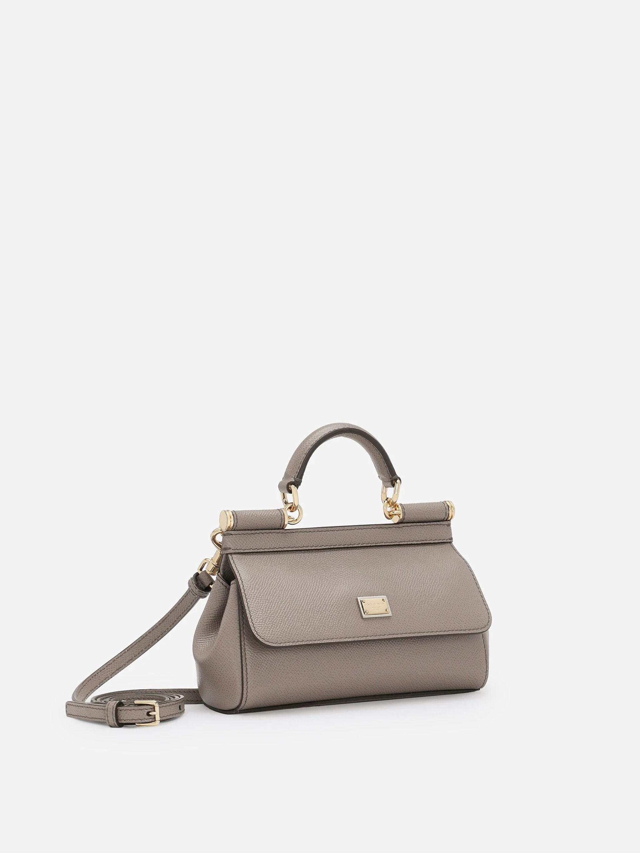 Borsa a mano Sicily mini in pelle di vitello dauphine