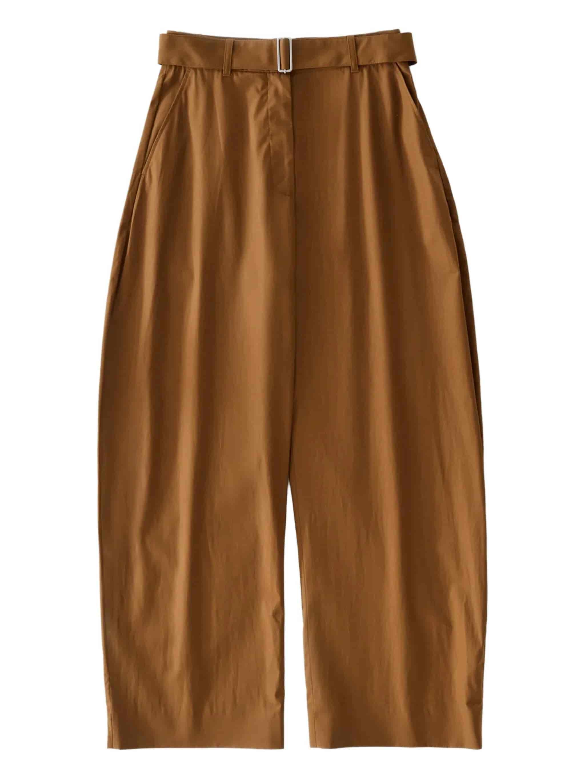BELTED ROUND LEG PANT