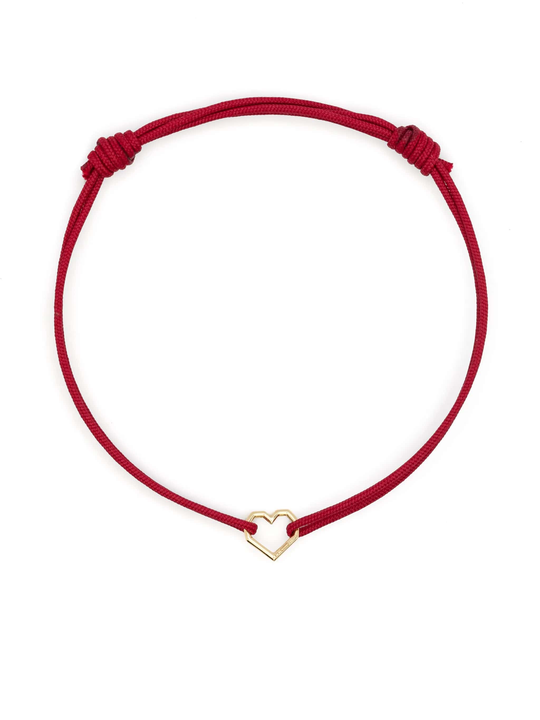 CORD BRACELET MINI CORAZON PURO