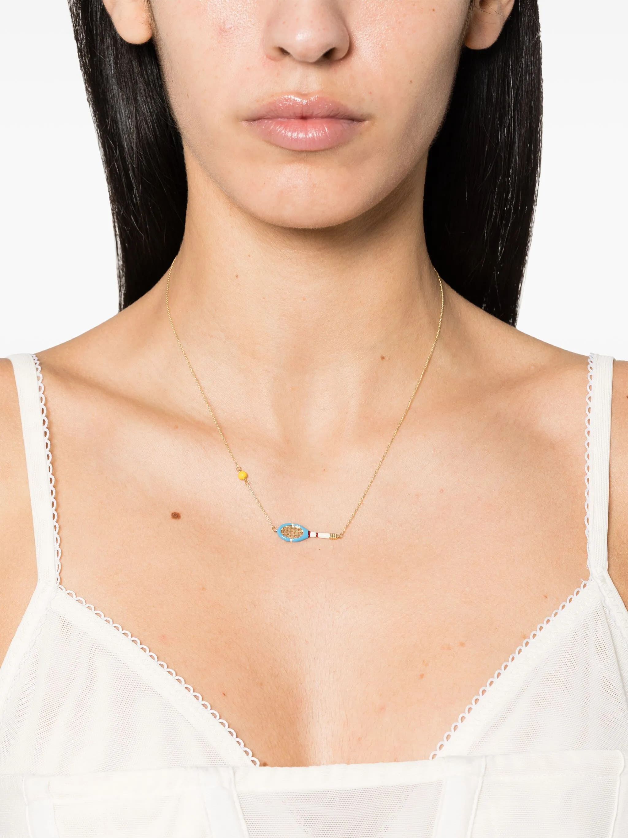 NECKLACE ROLO TENNIS PELOTA ENAMEL