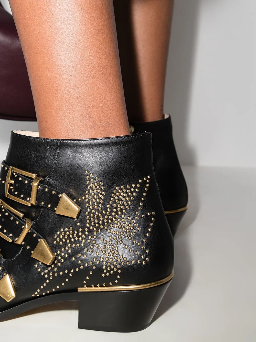 SUSANNA ANKLE BOOTS IN SHEEP NAPPA