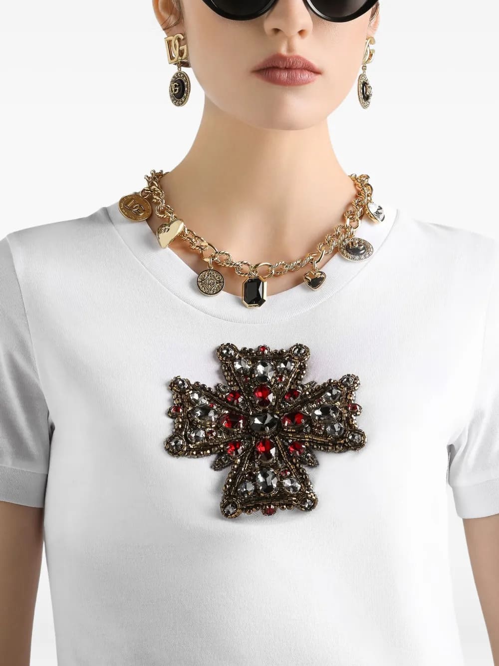 T SHIRT MM CON CROCE