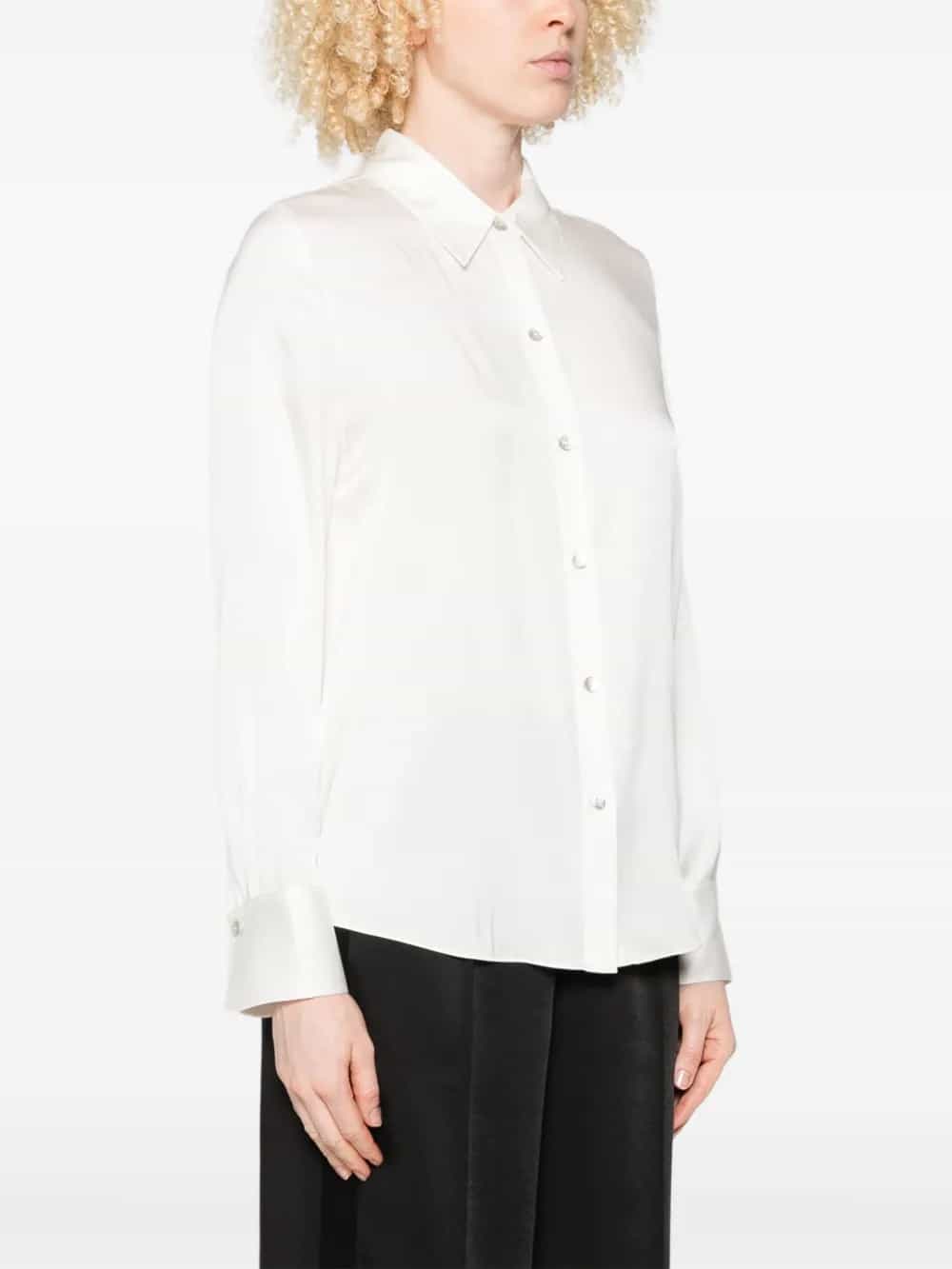 Camicia con abbottonatura frontale