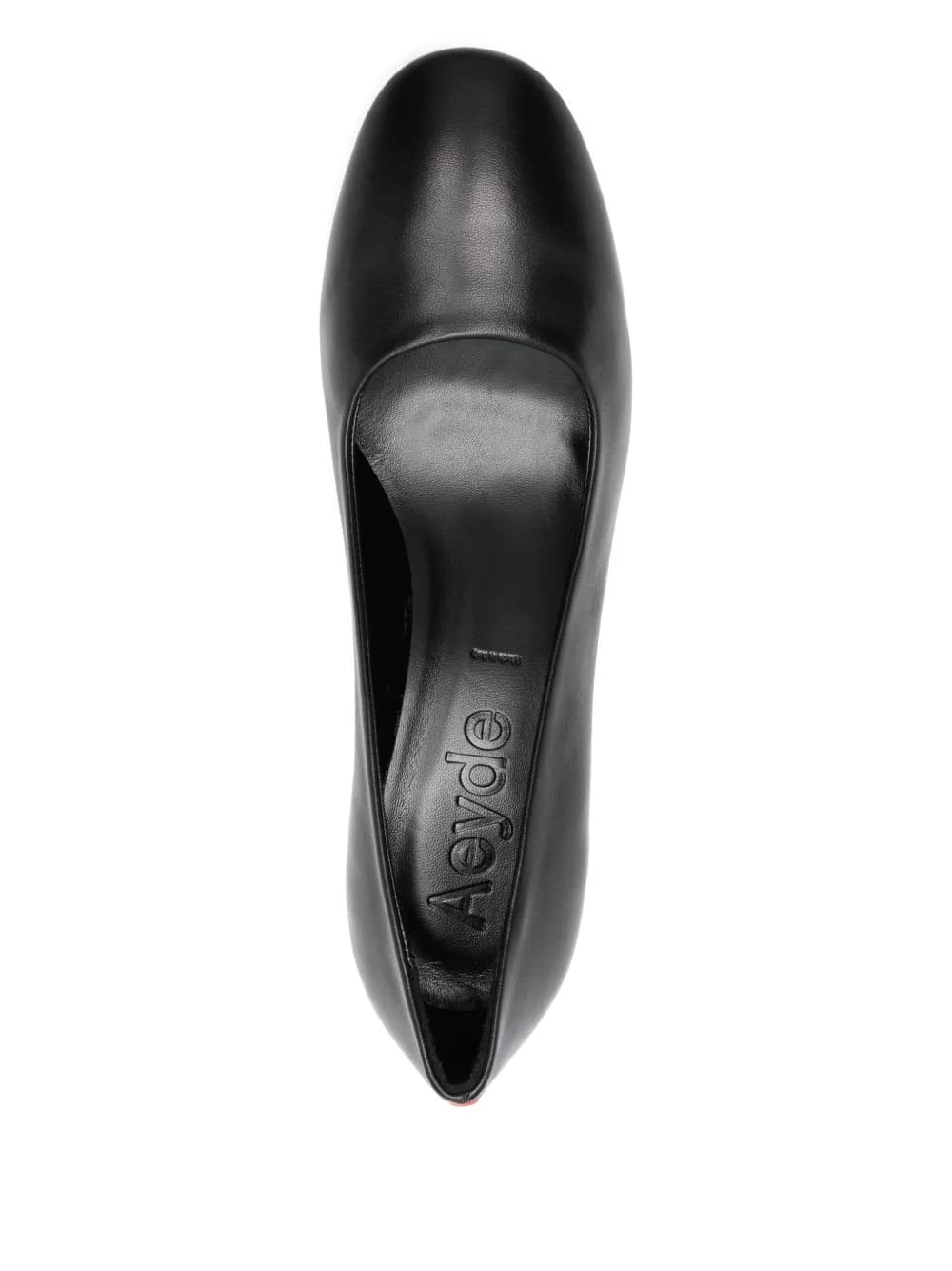 Pumps Giotta in pelle di vitello con punta tonda 65mm