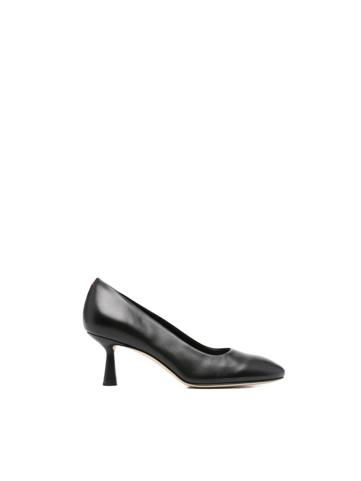 Pumps Giotta in pelle di vitello con punta tonda 65mm
