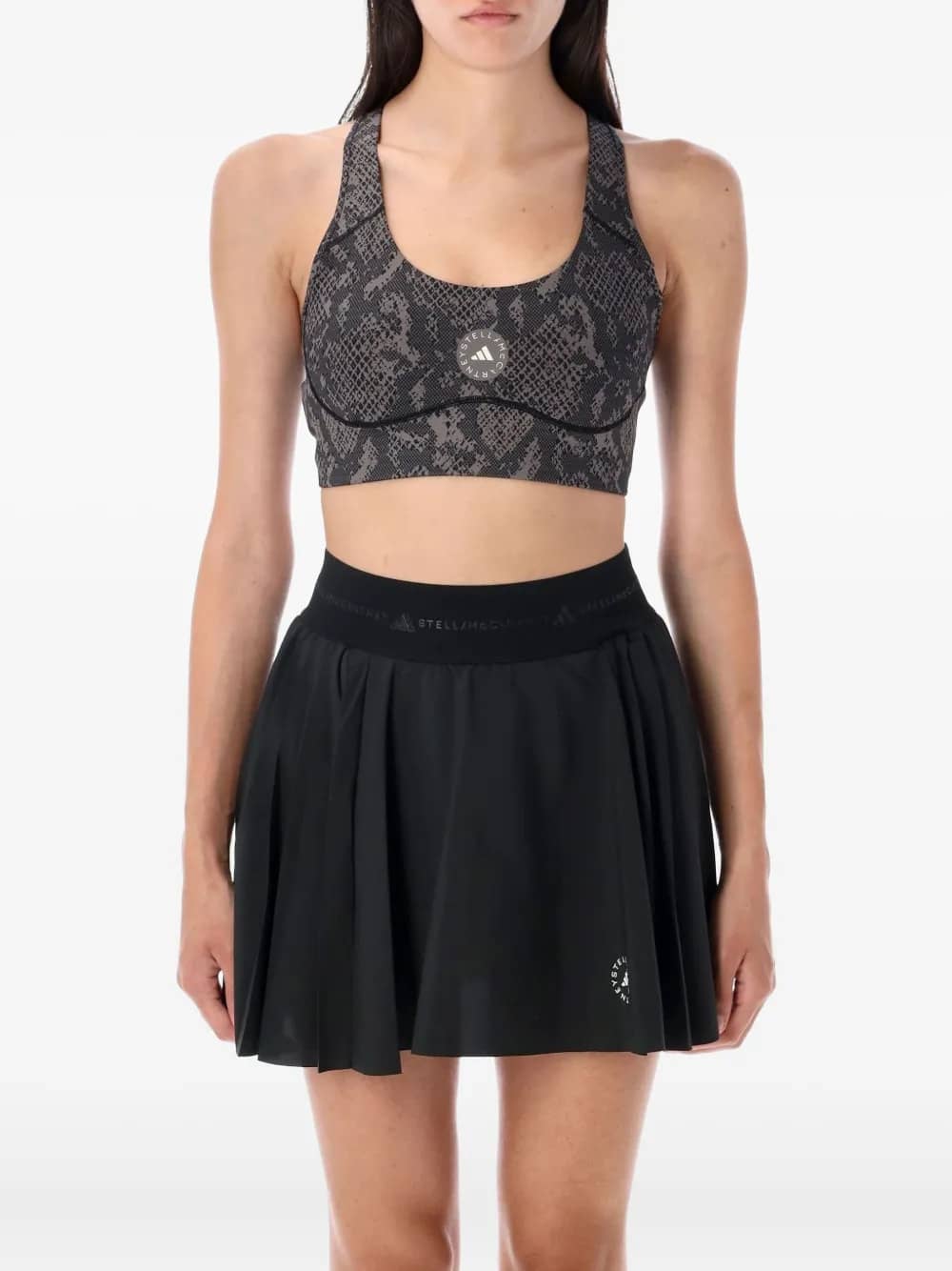 Reggiseno sportivo da allenamento adidas By Stella McCartney Power Impact Medium Support Printed
