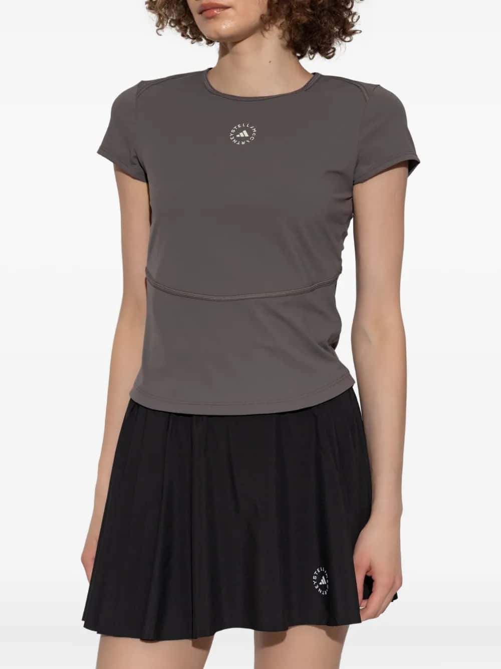Adidas By Stella McCartney Logo Printed Crewneck T-Shirt