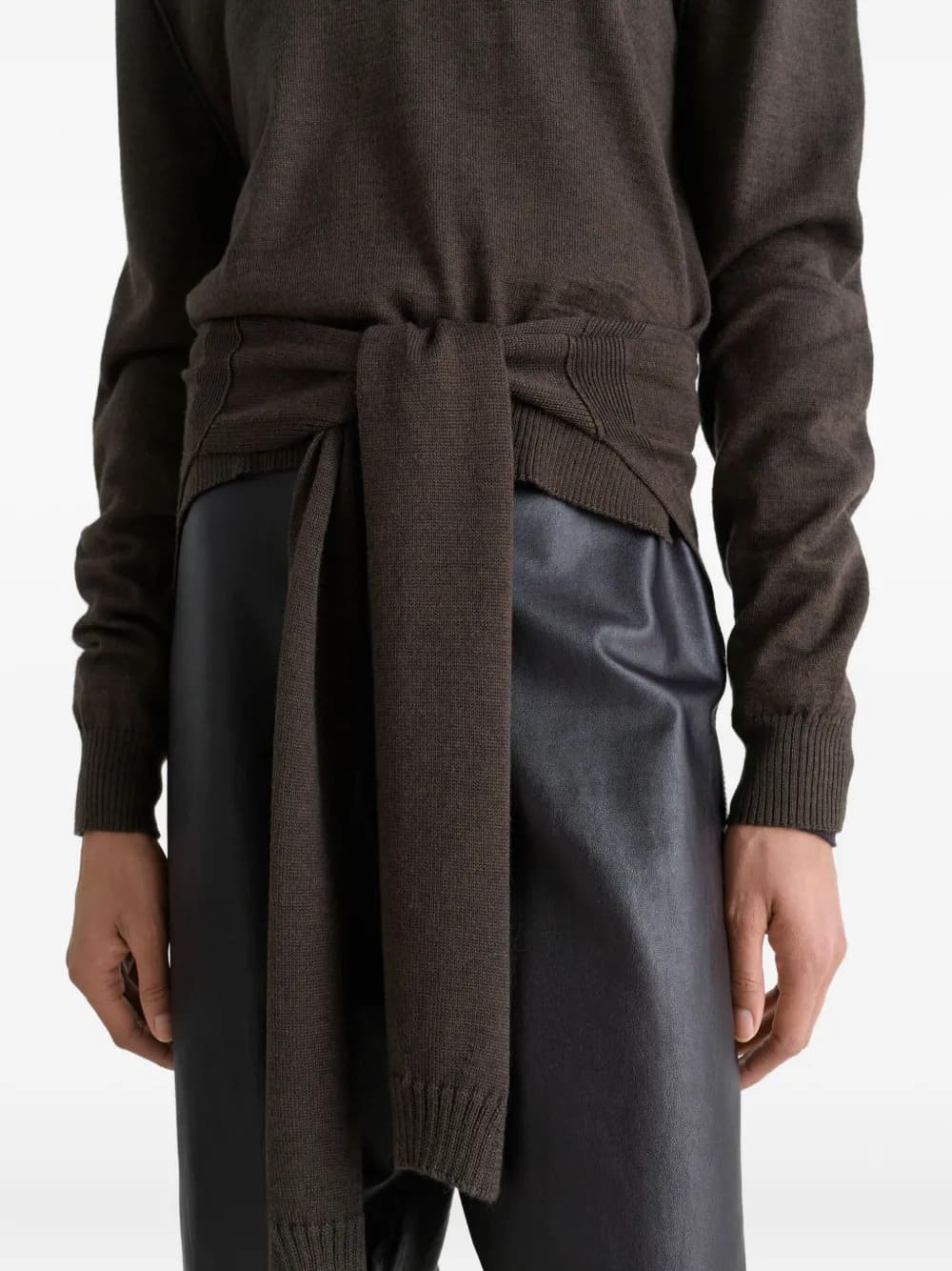 TROMPE L`OEIL CREW NECK