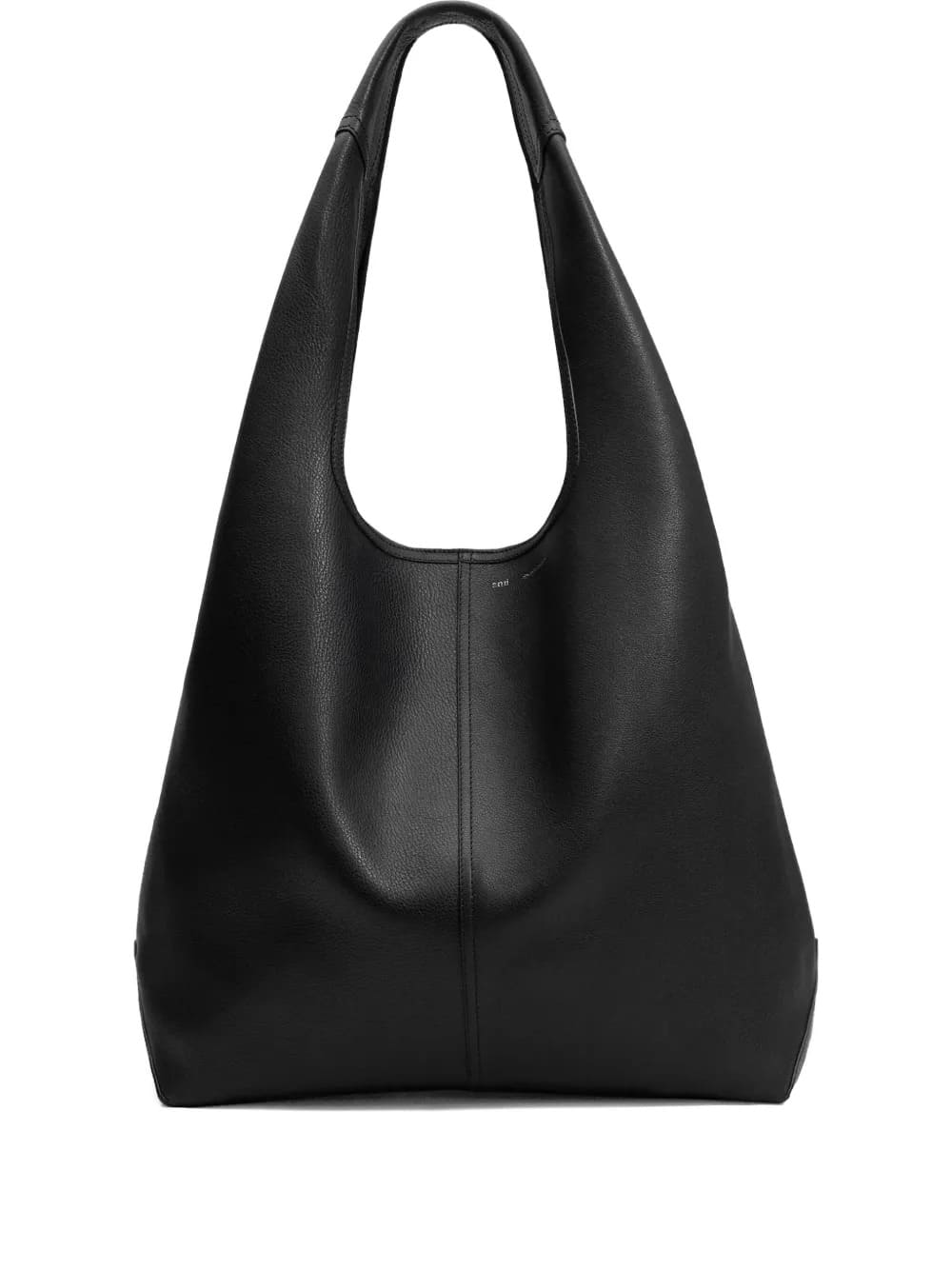 Borsa hobo Etienne in pelle morbida nera