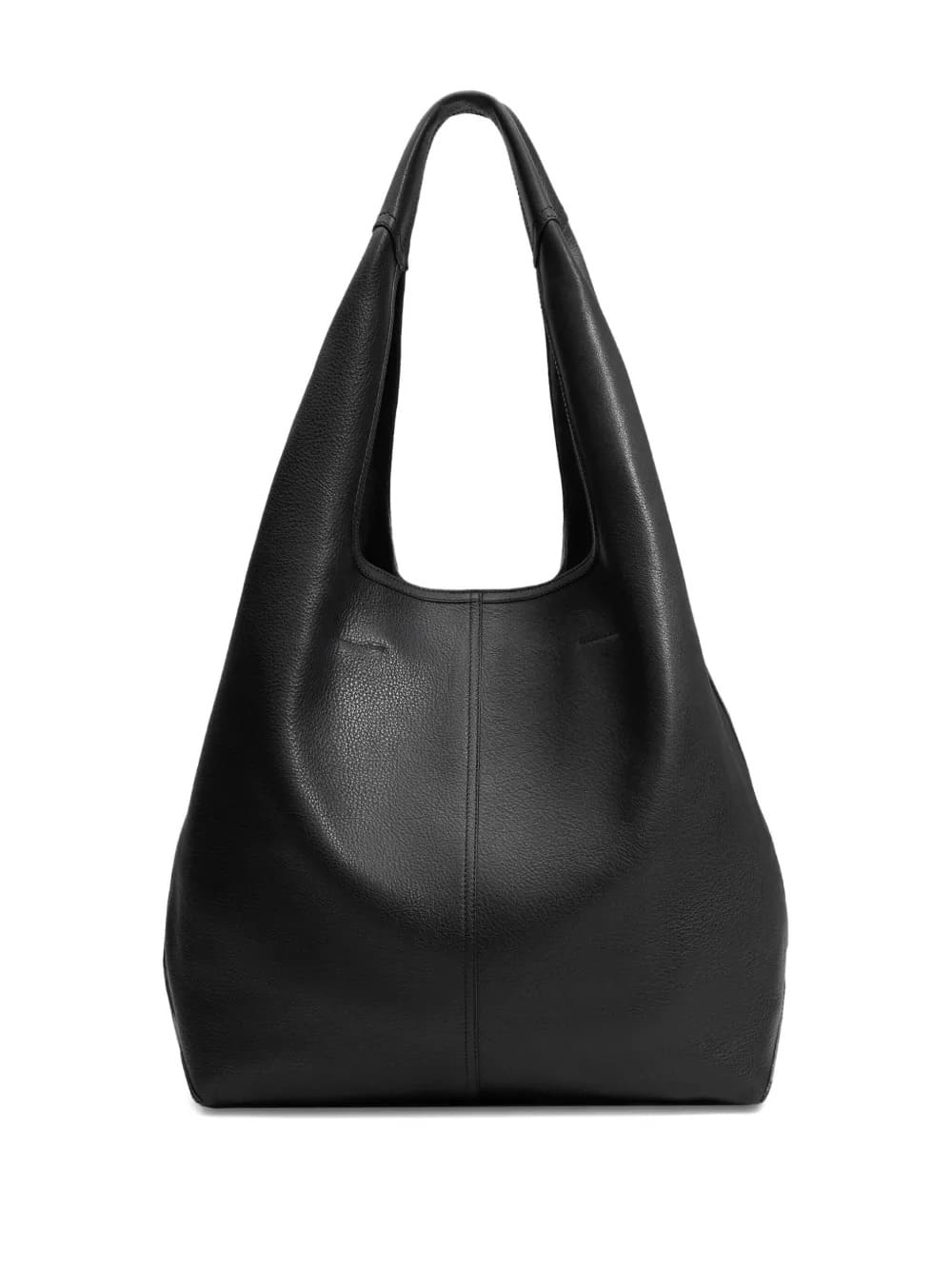 Borsa hobo Etienne in pelle morbida nera