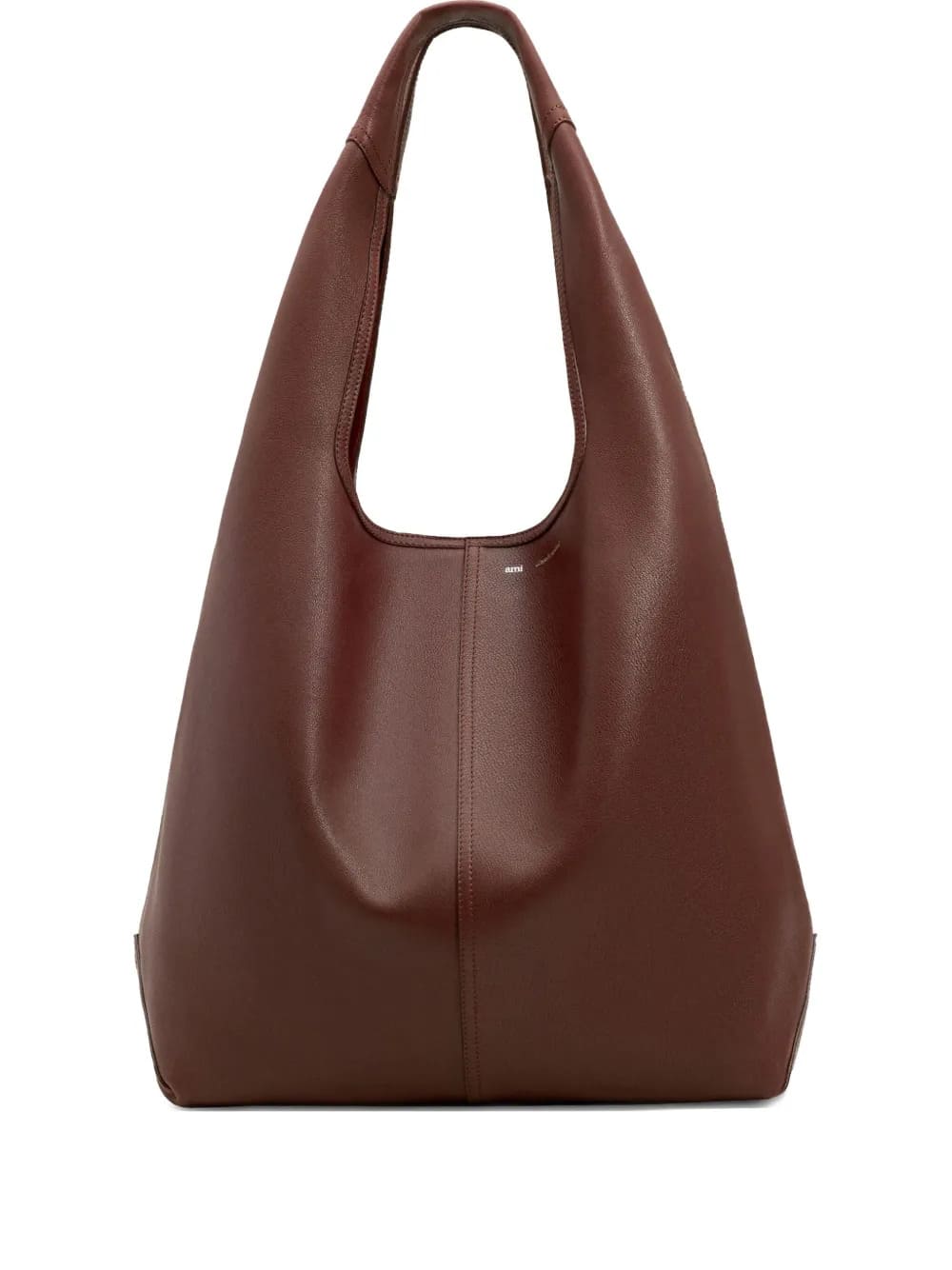 Borsa hobo Etienne in pelle morbida bordeaux