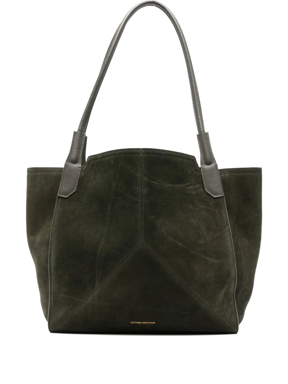 Borsa a spalla in pelle scamosciata