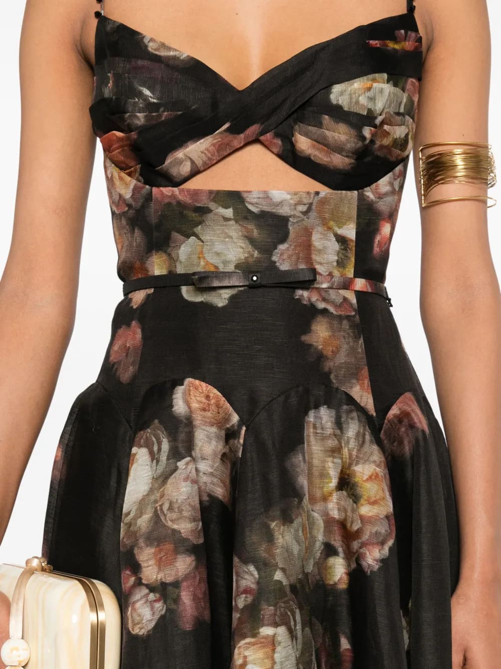 HYPNOTIC MIDI DRESS
