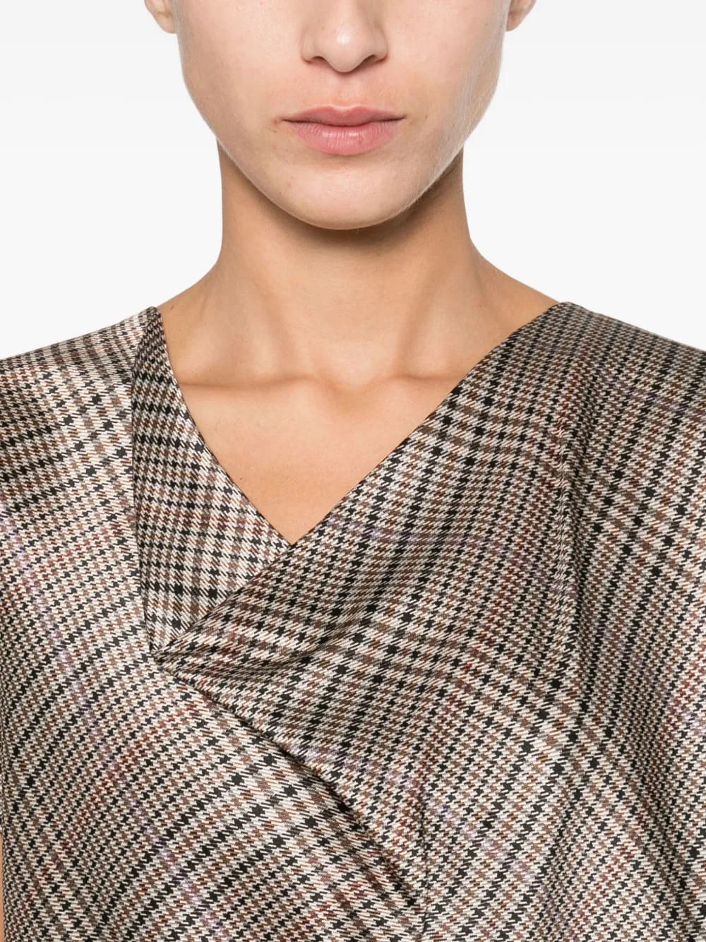 Blusa a quadri