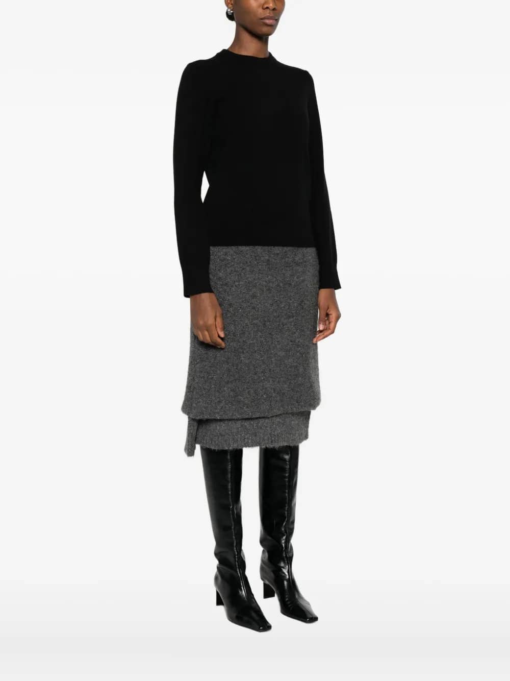 Maglione girocollo in cashmere