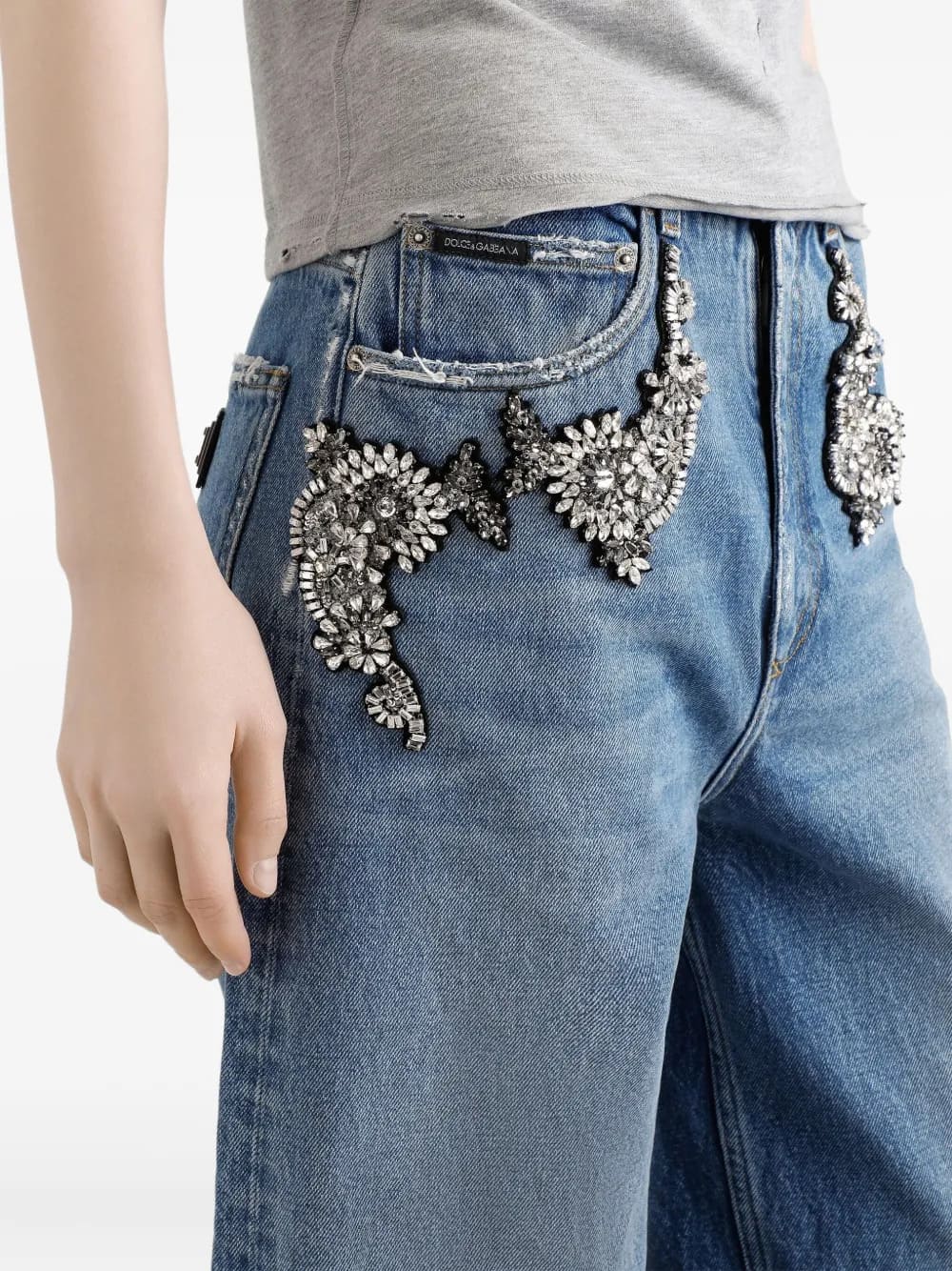 JEANS RICAMO