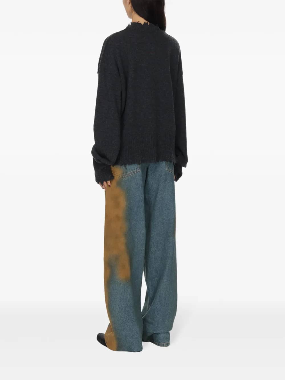 Maglione con effetto vissuto