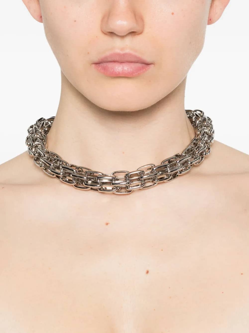 COLLANA CATENA E NASTRO