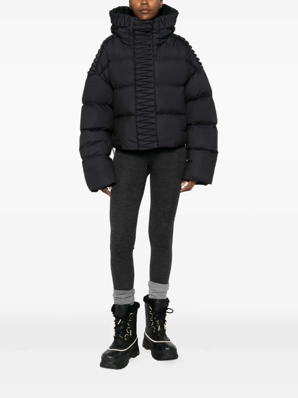 RAXXY CLASSIC HOODED GOOSE DOWN JACKET