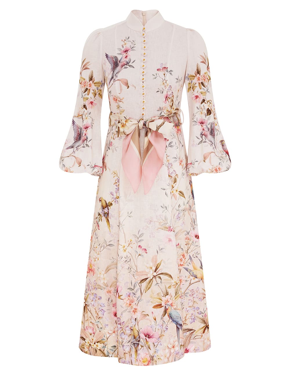 REBELLION BUTTON MIDI DRESS