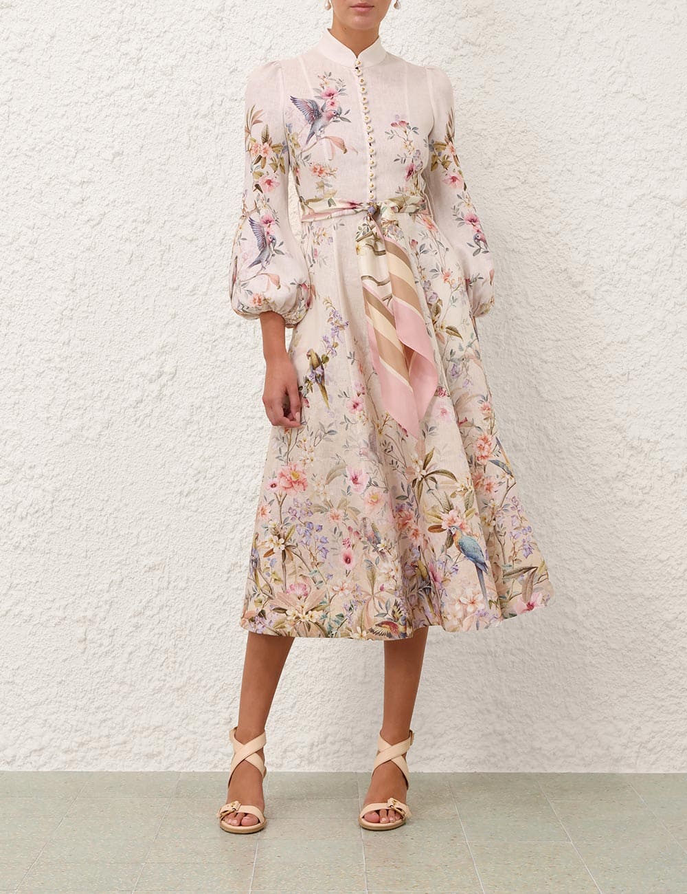 REBELLION BUTTON MIDI DRESS