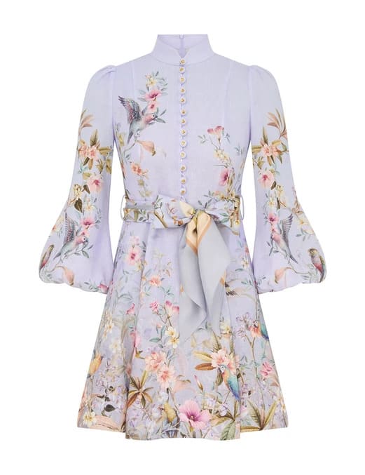 REBELLION BUTTON MINI DRESS