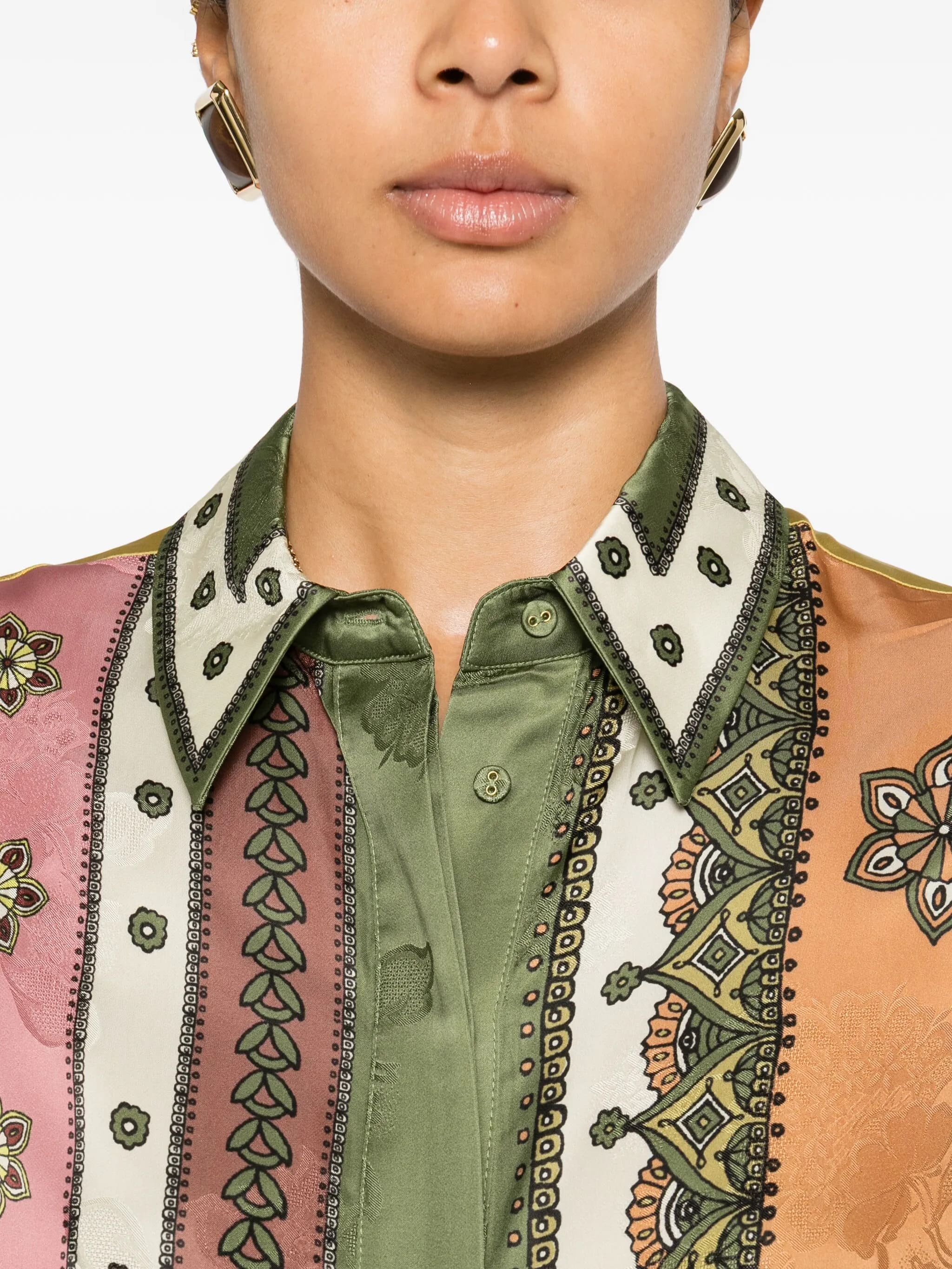 Camicia Contina ALÉMAIS – 100% Viscosa FSC Jacquard