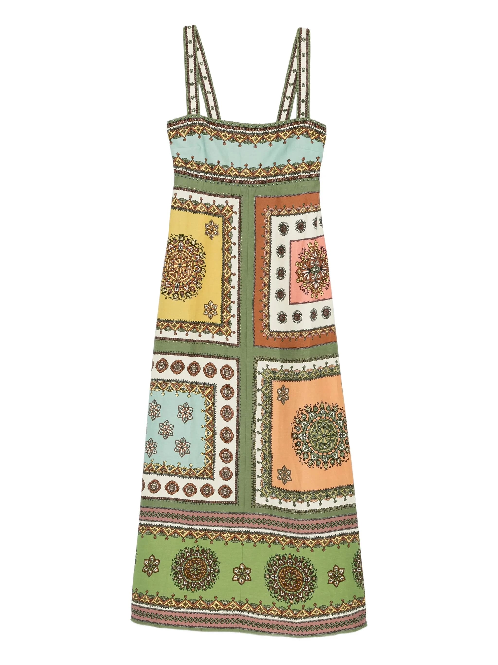 Abito Contina Day Dress ALÉMAIS – Misto Lino e Viscosa