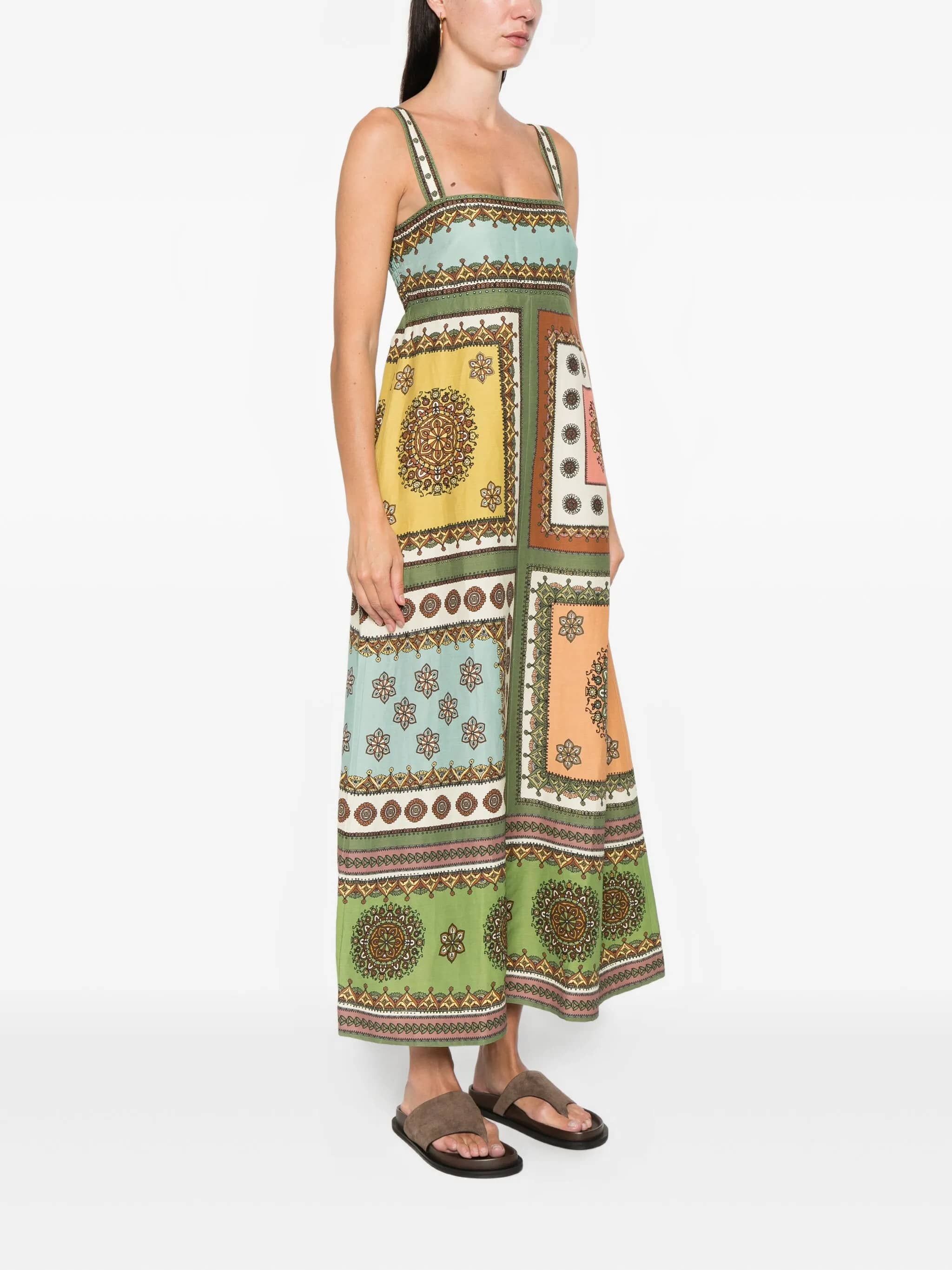 Abito Contina Day Dress ALÉMAIS – Misto Lino e Viscosa