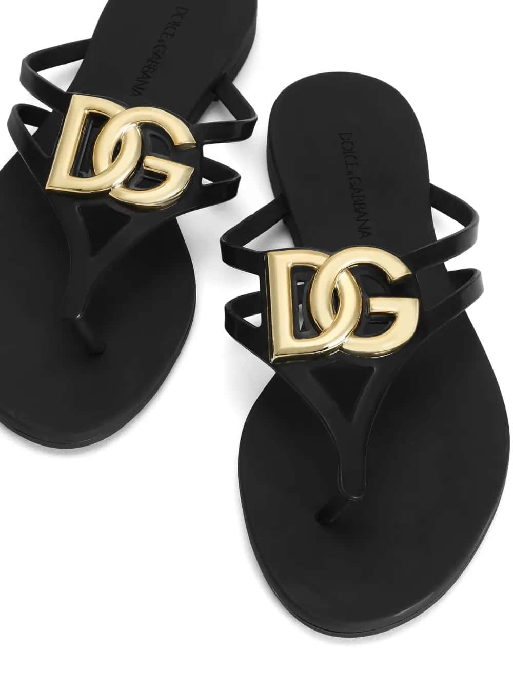 Slide beachwear in gomma con logo