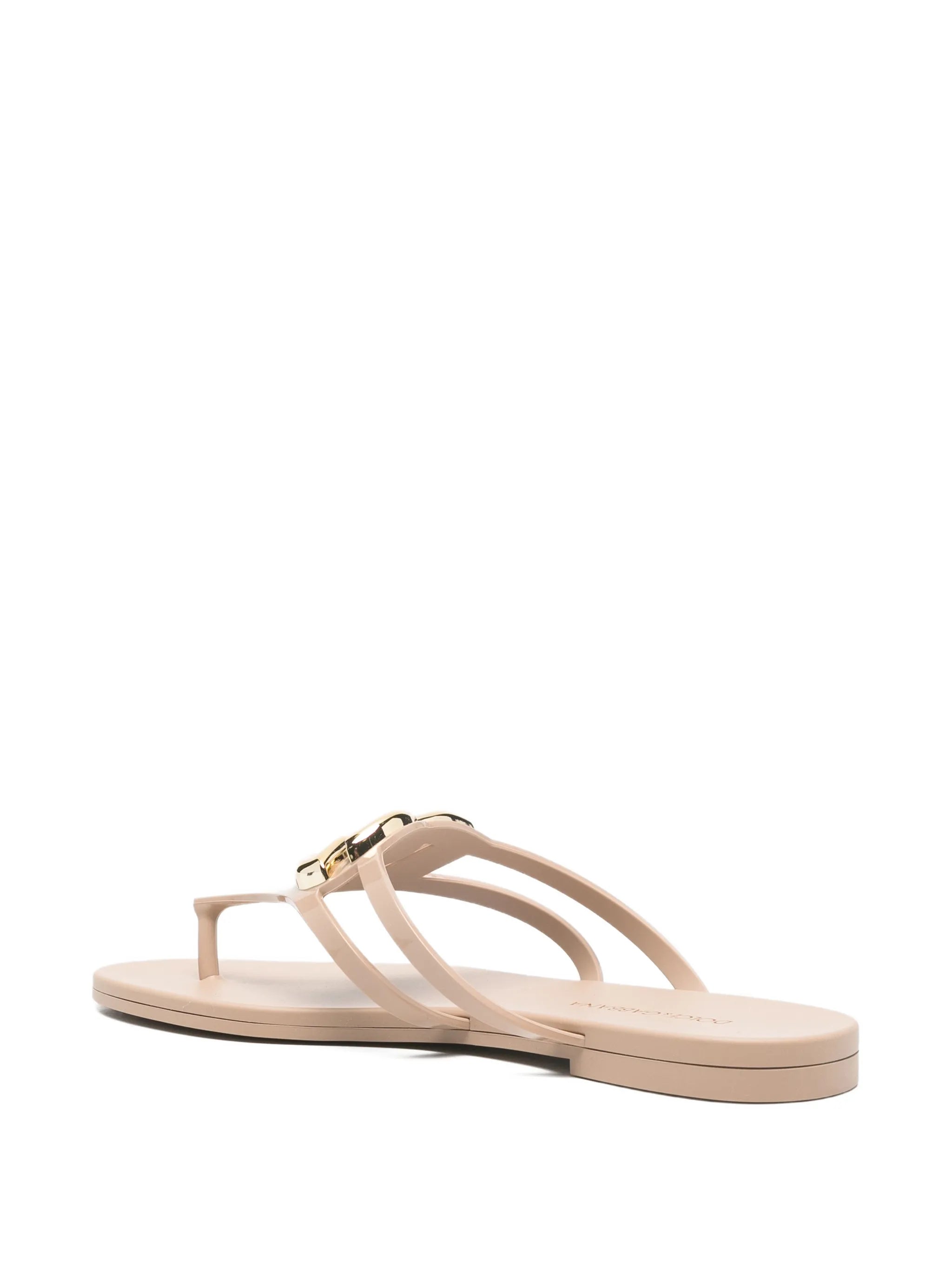 RUBBER BEACHWEAR SLIDES WITH LOGO