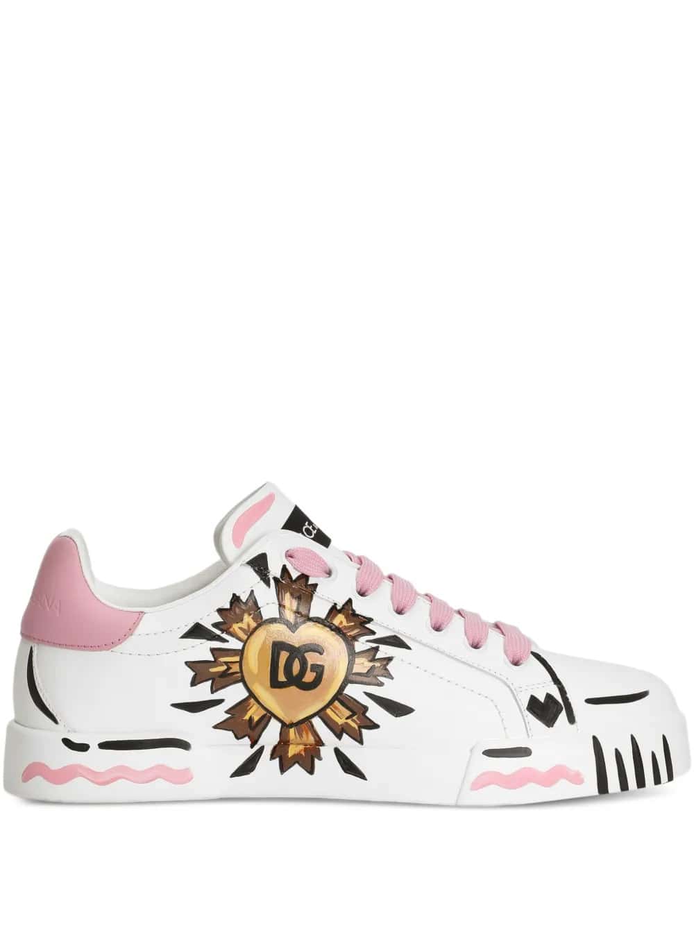 Sneaker Portofino Light Strobel in Pelle di Vitello Nappata - Multicolore