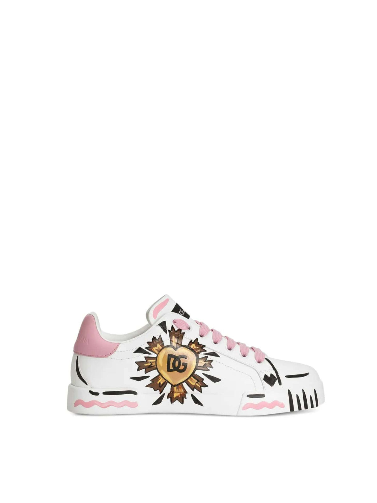 Sneaker Portofino Light Strobel in Pelle di Vitello Nappata - Multicolore