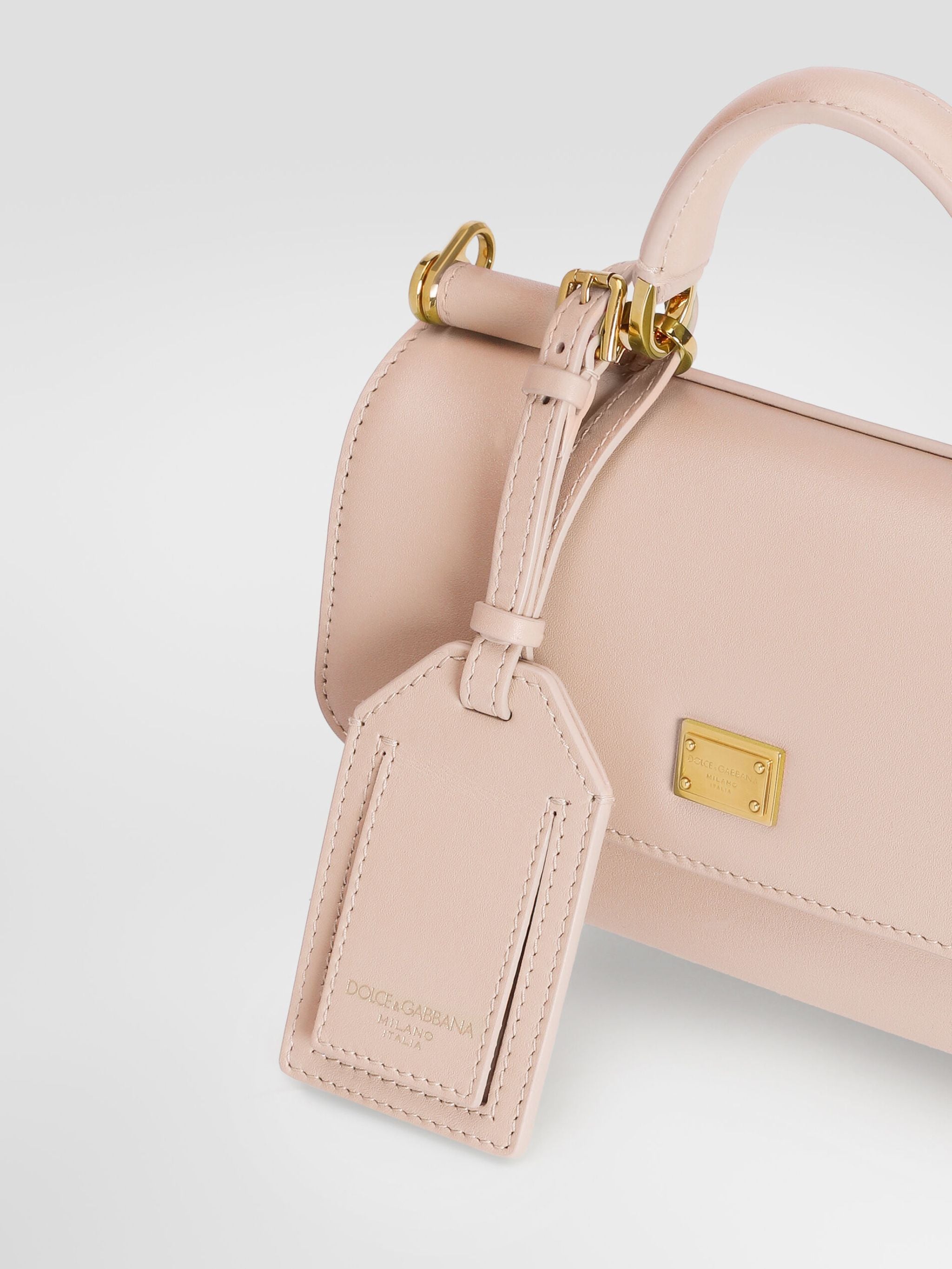 Borsa a mano My Sicily mini in pelle di vitello