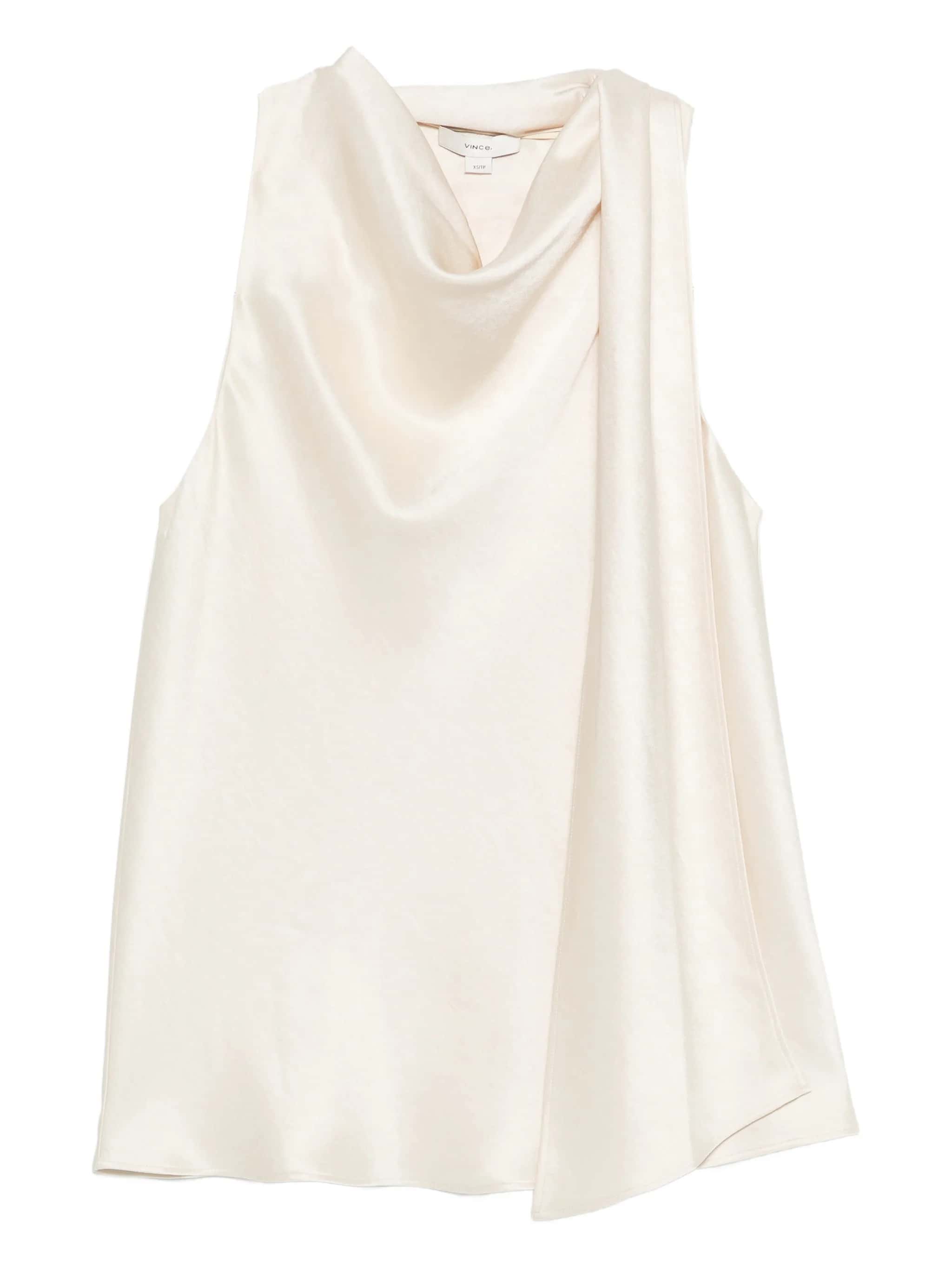 Canotta con design drappeggiato