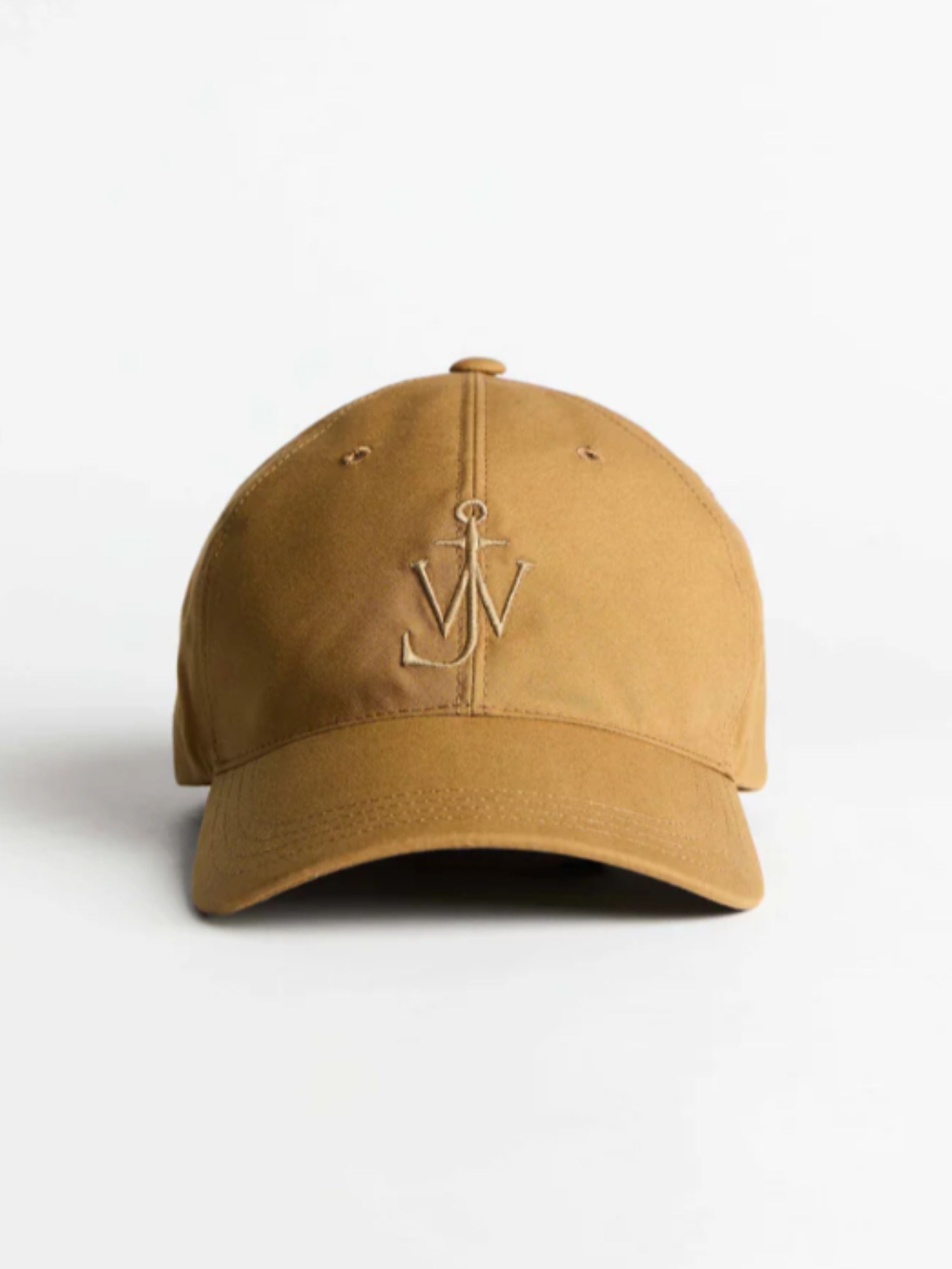 Baseball cap in cotone cerato, colore beige