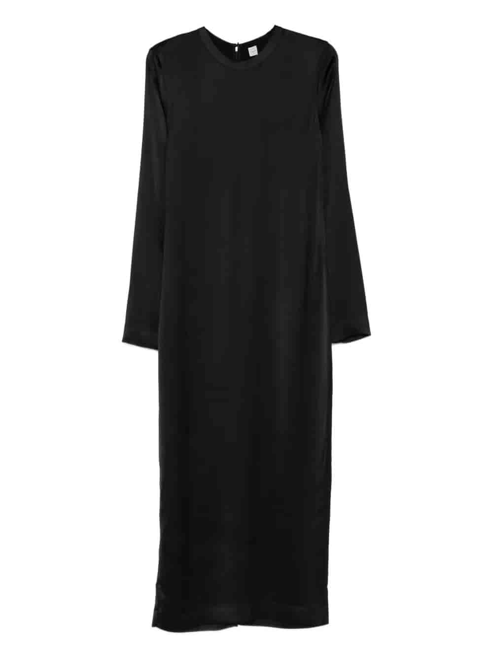 LONG SATIN DRESS
