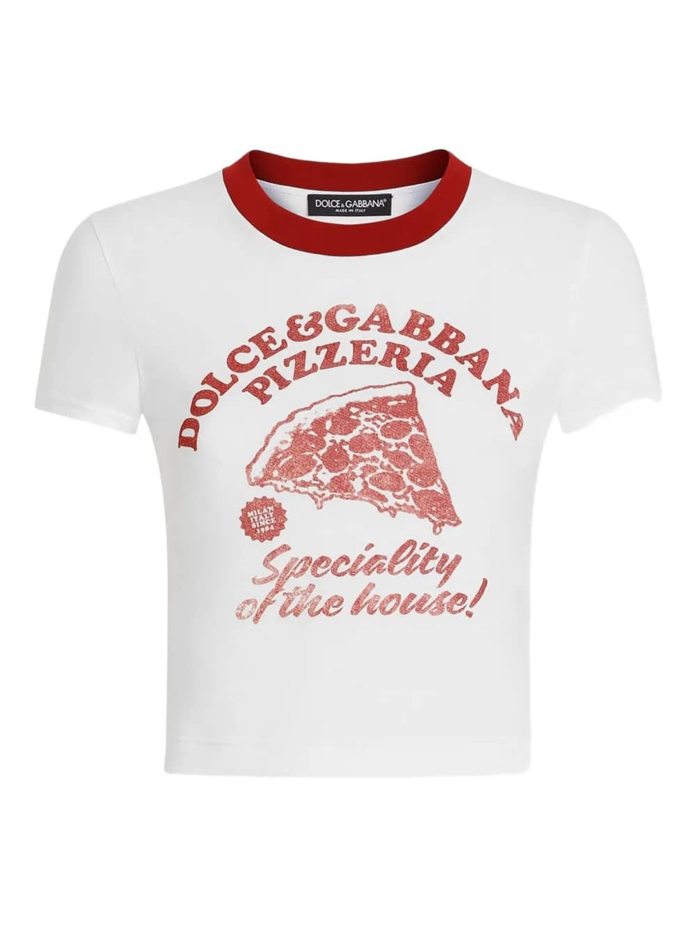 T-shirt in jersey con stampa