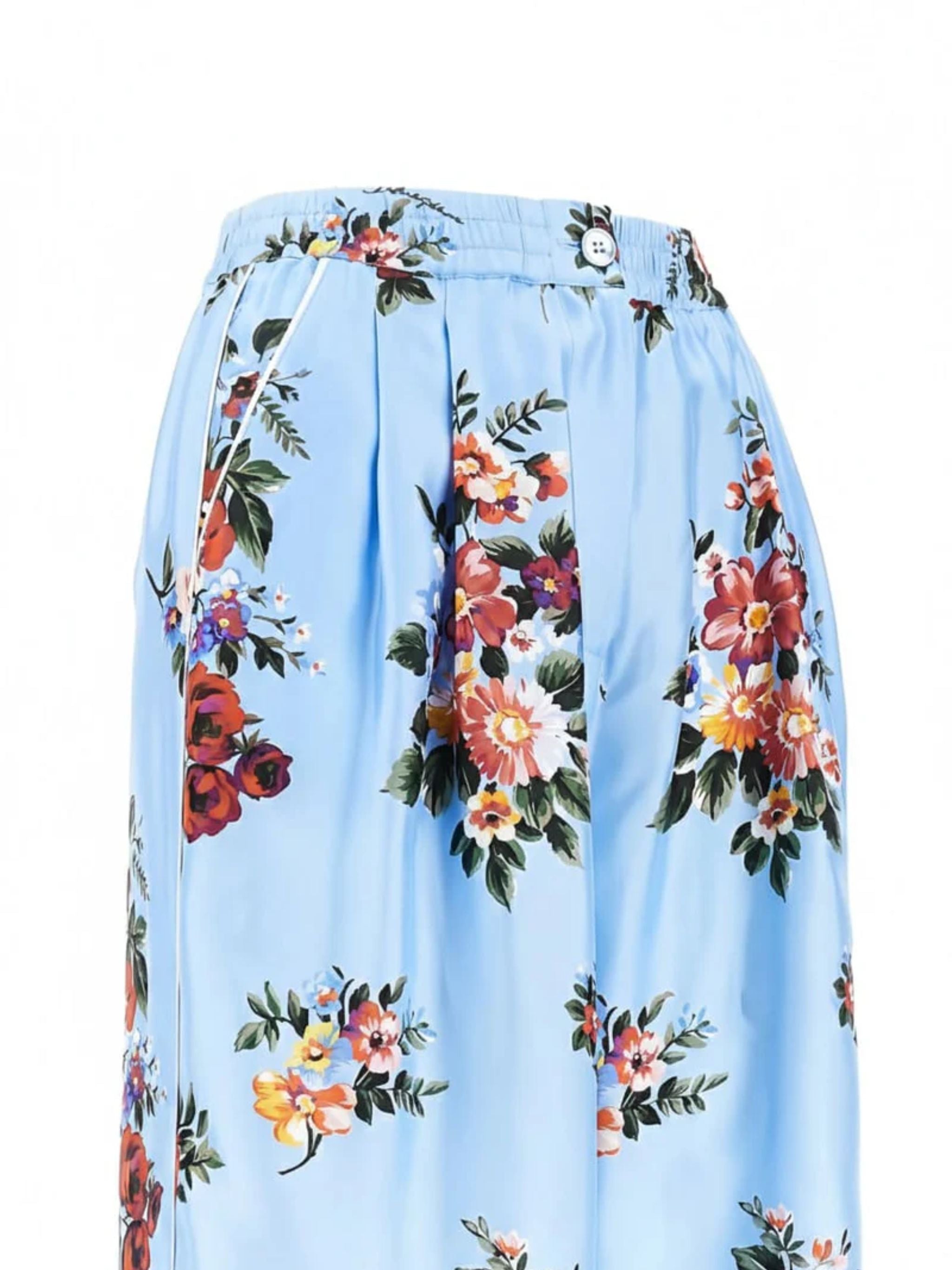 Pantaloni a fantasia floreale