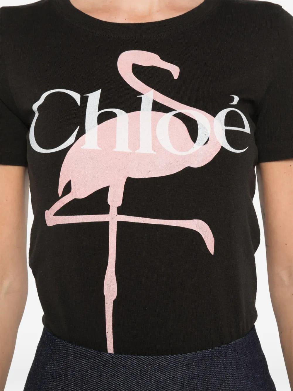 T-SHIRT BABY FIT CON LOGO IN JERSEY DI COTONE